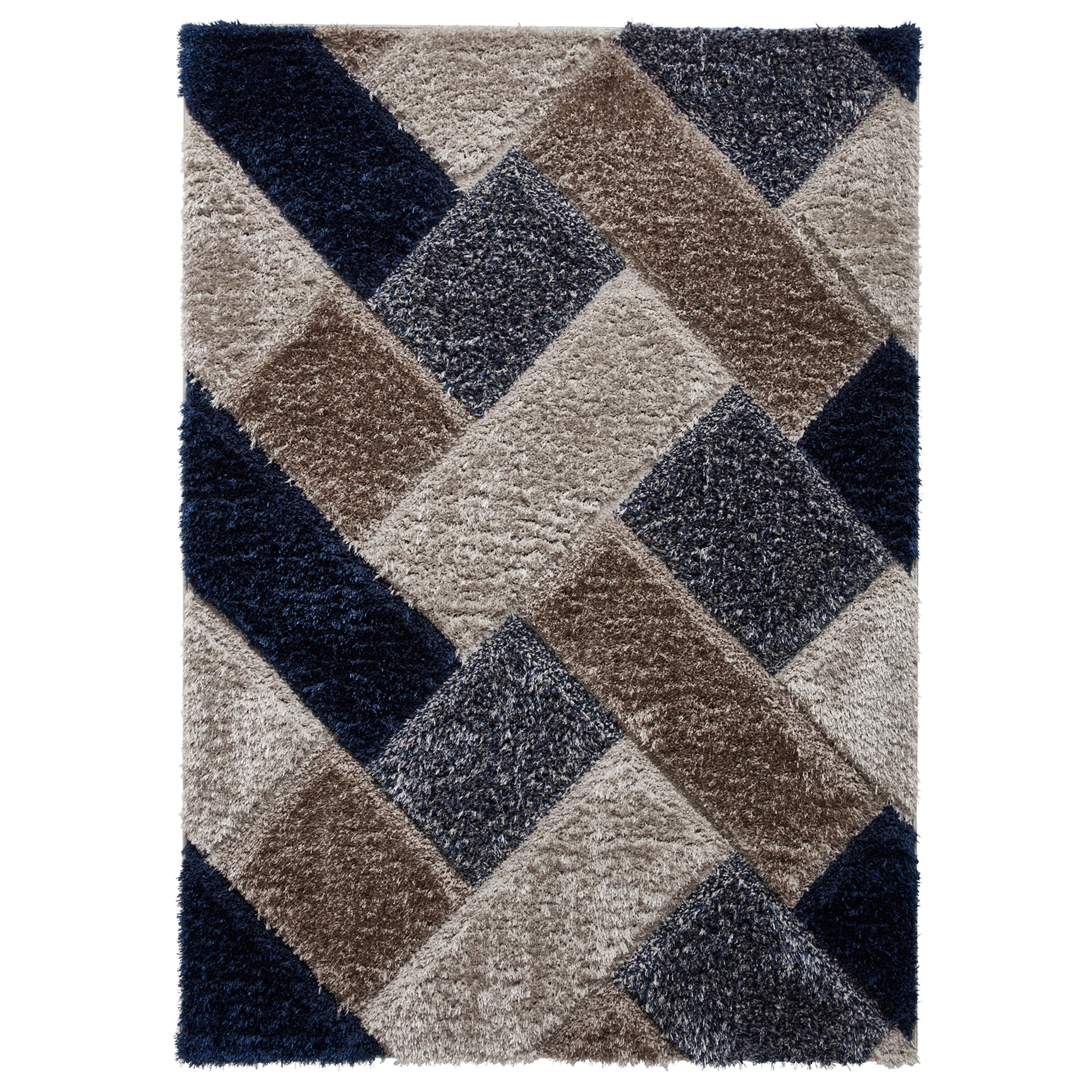 Lennox Geometric Shaggy Rug - Image 17