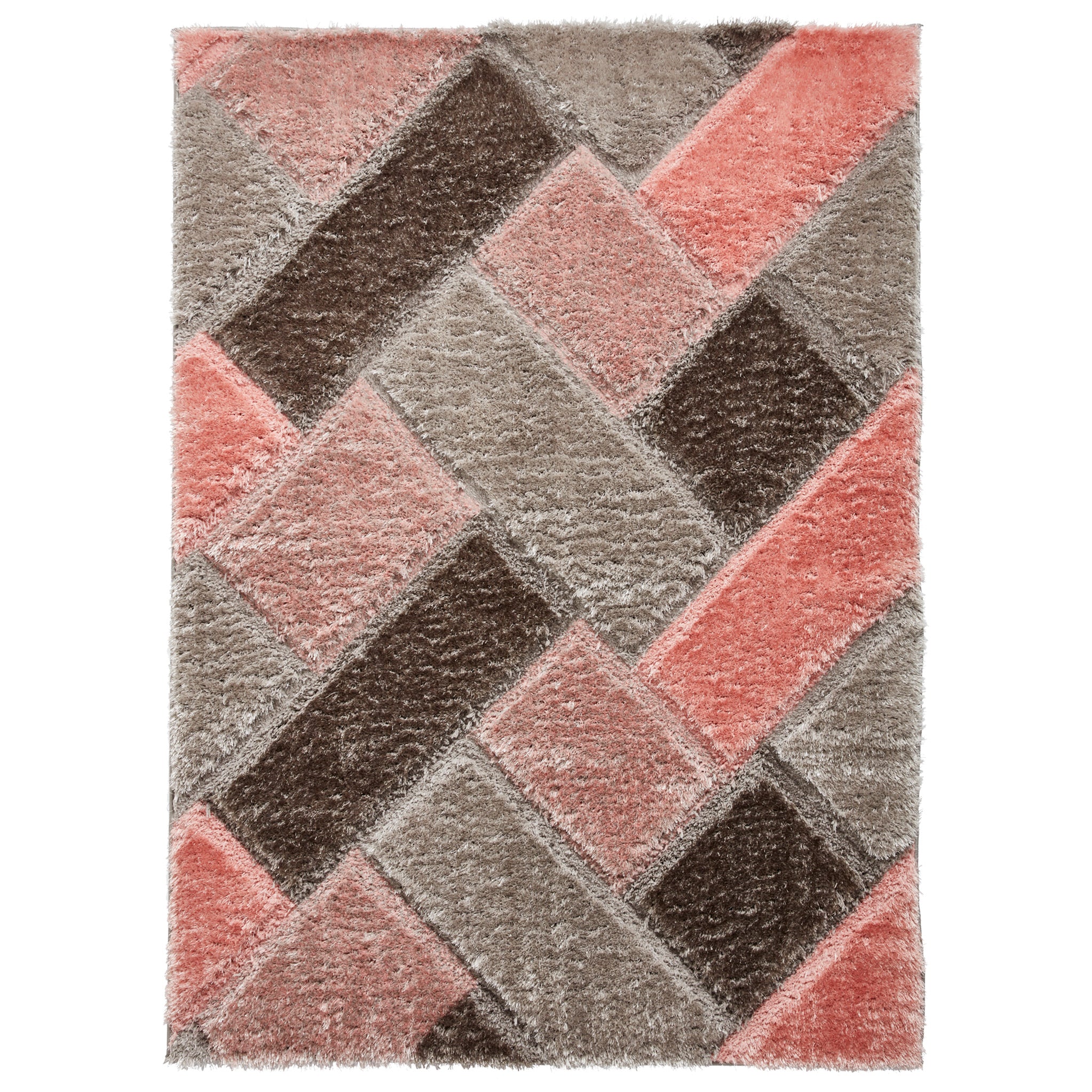 Lennox Geometric Shaggy Rug - Image 25