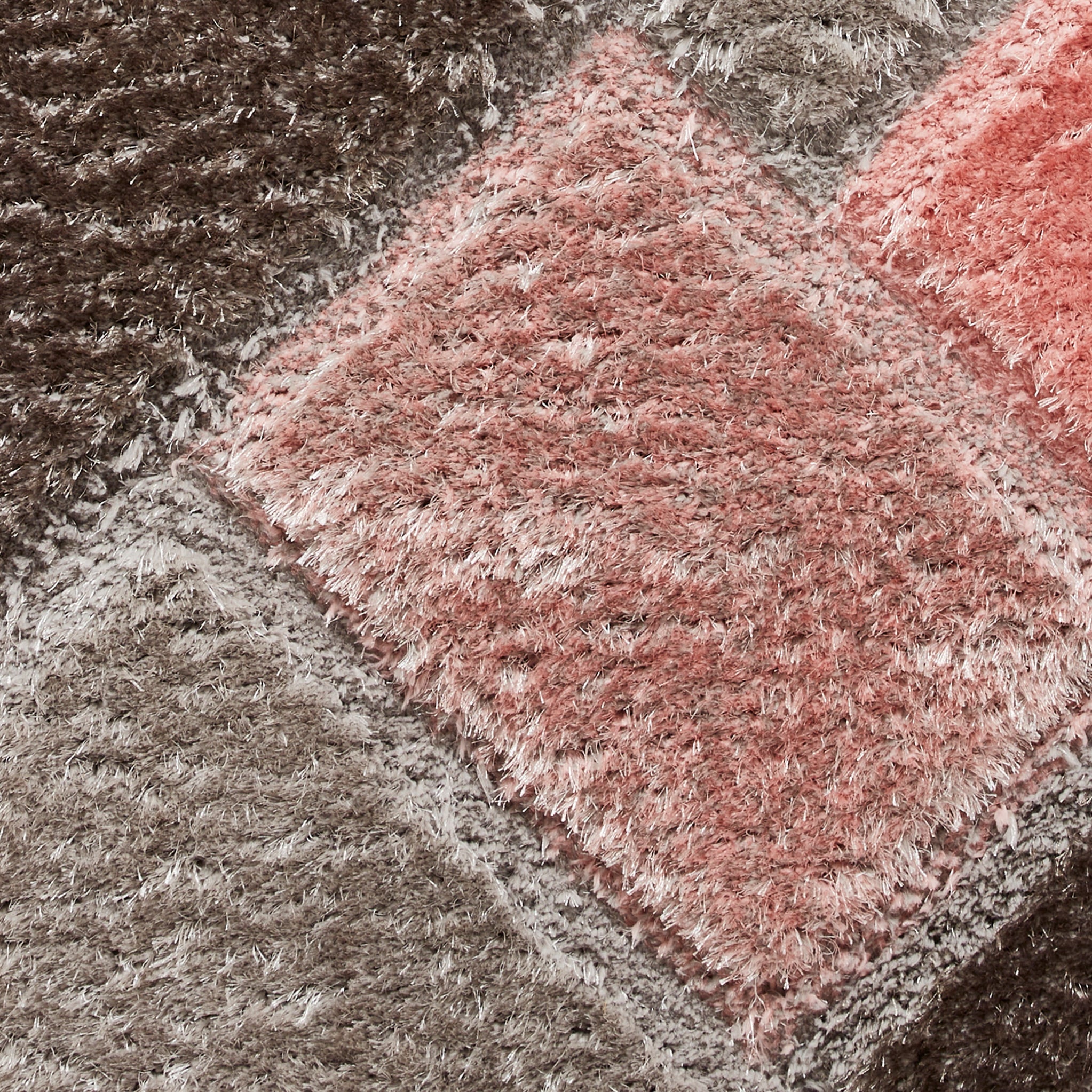 Lennox Geometric Shaggy Rug - Image 31