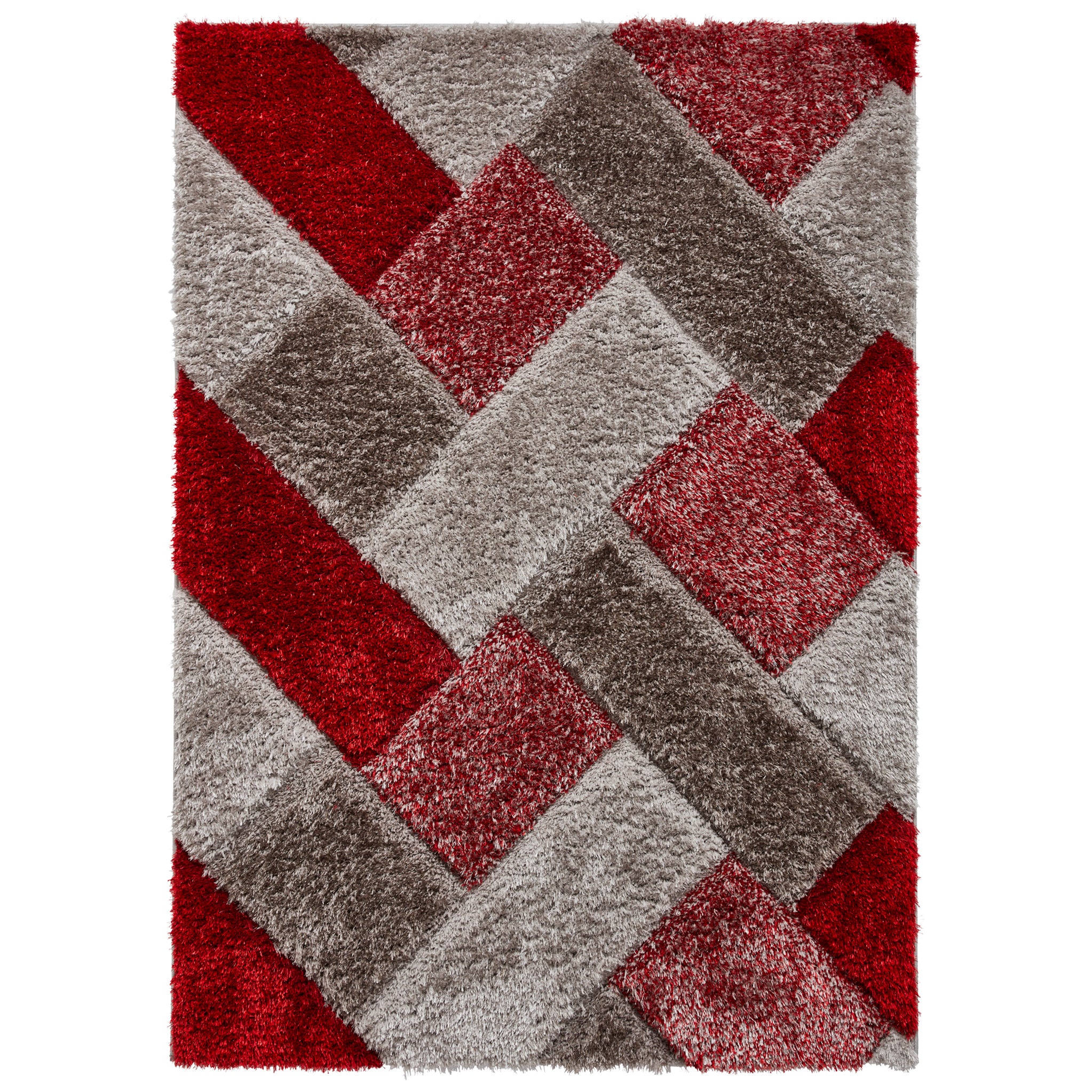 Lennox Geometric Shaggy Rug - Image 33
