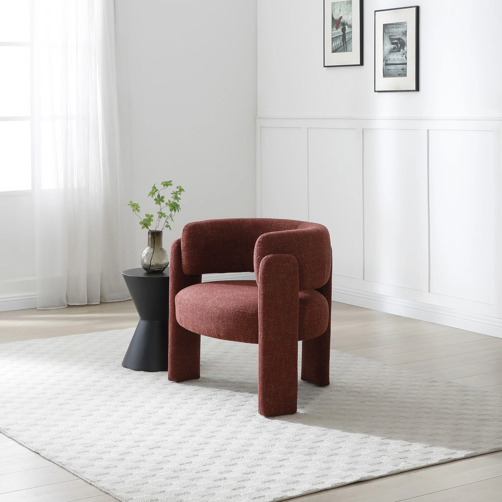 Lenore Curved Armchair - Image 12