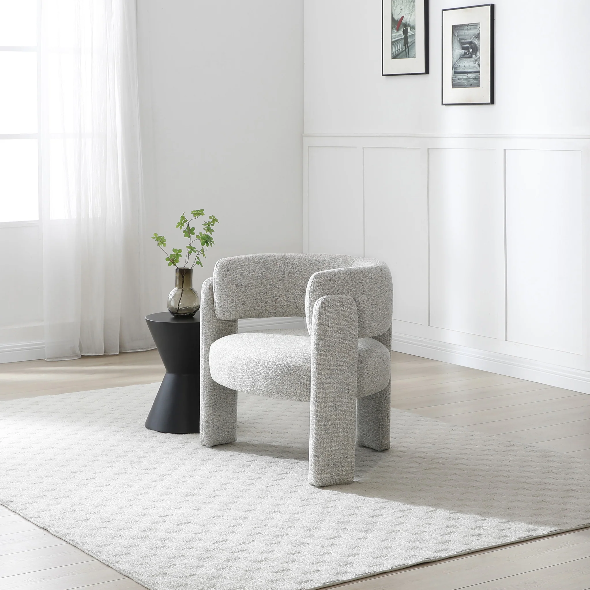 Lenore Curved Armchair - Image 3