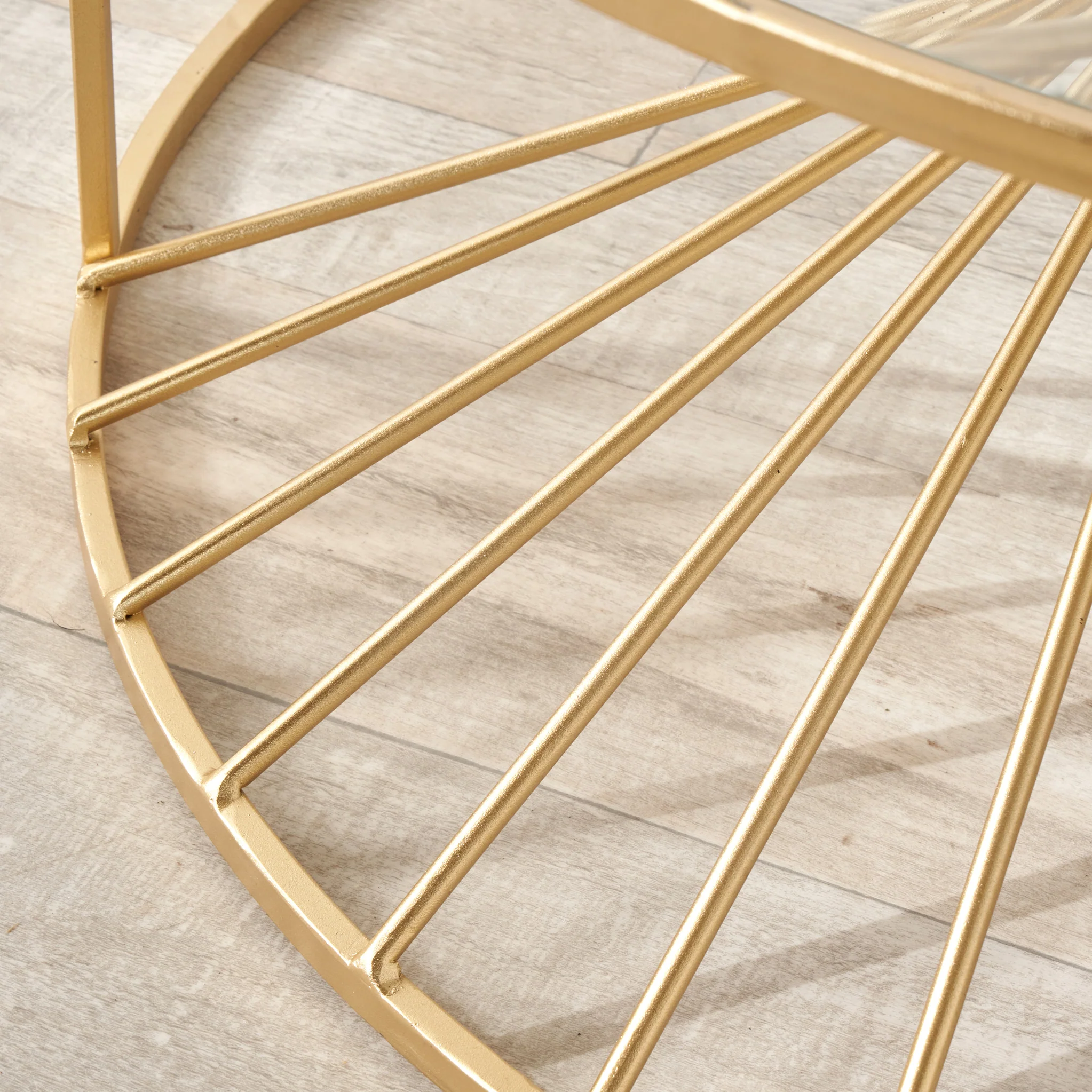 Liberty Gold Metal Coffee Table - Image 4