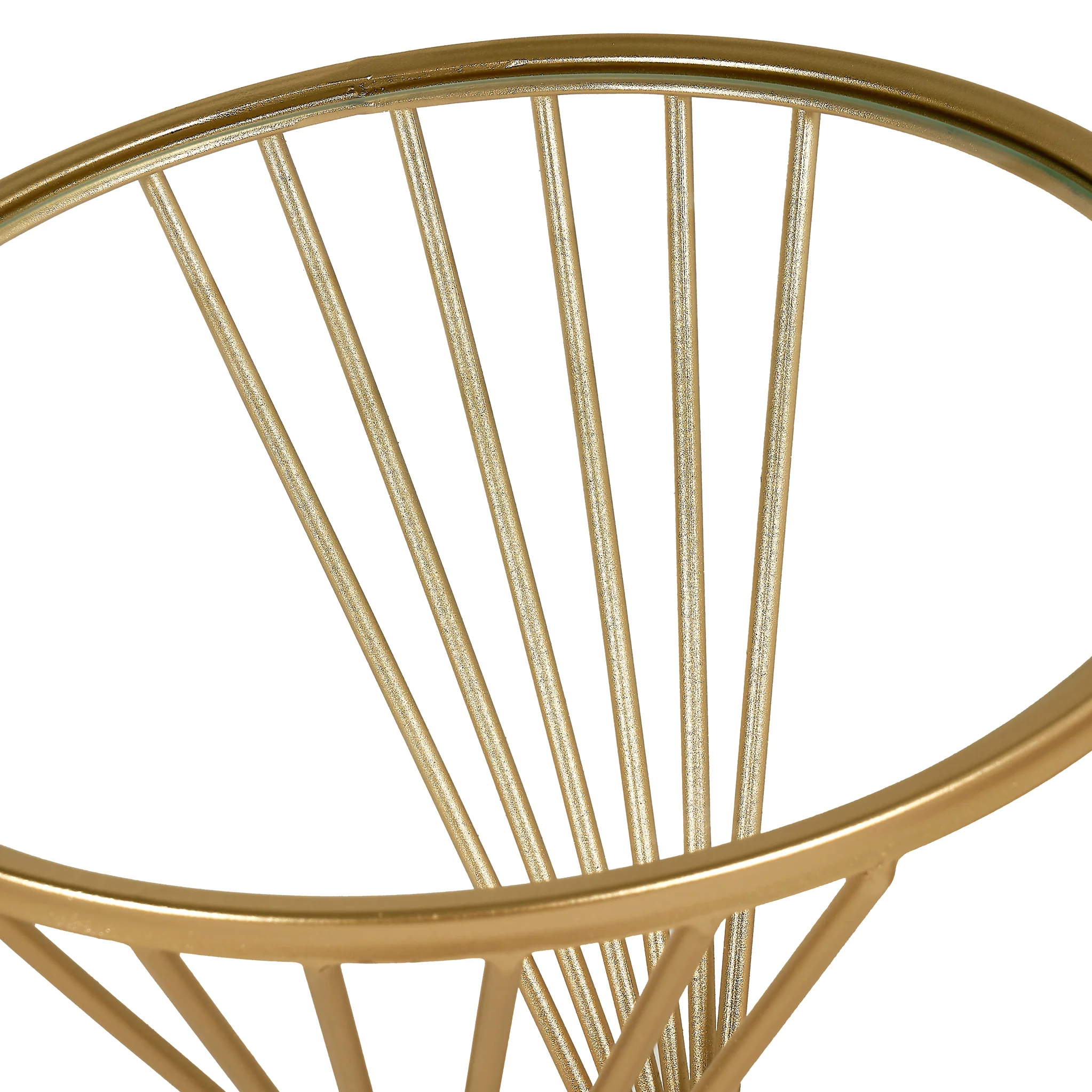 Liberty Gold Metal Side Table - Image 5