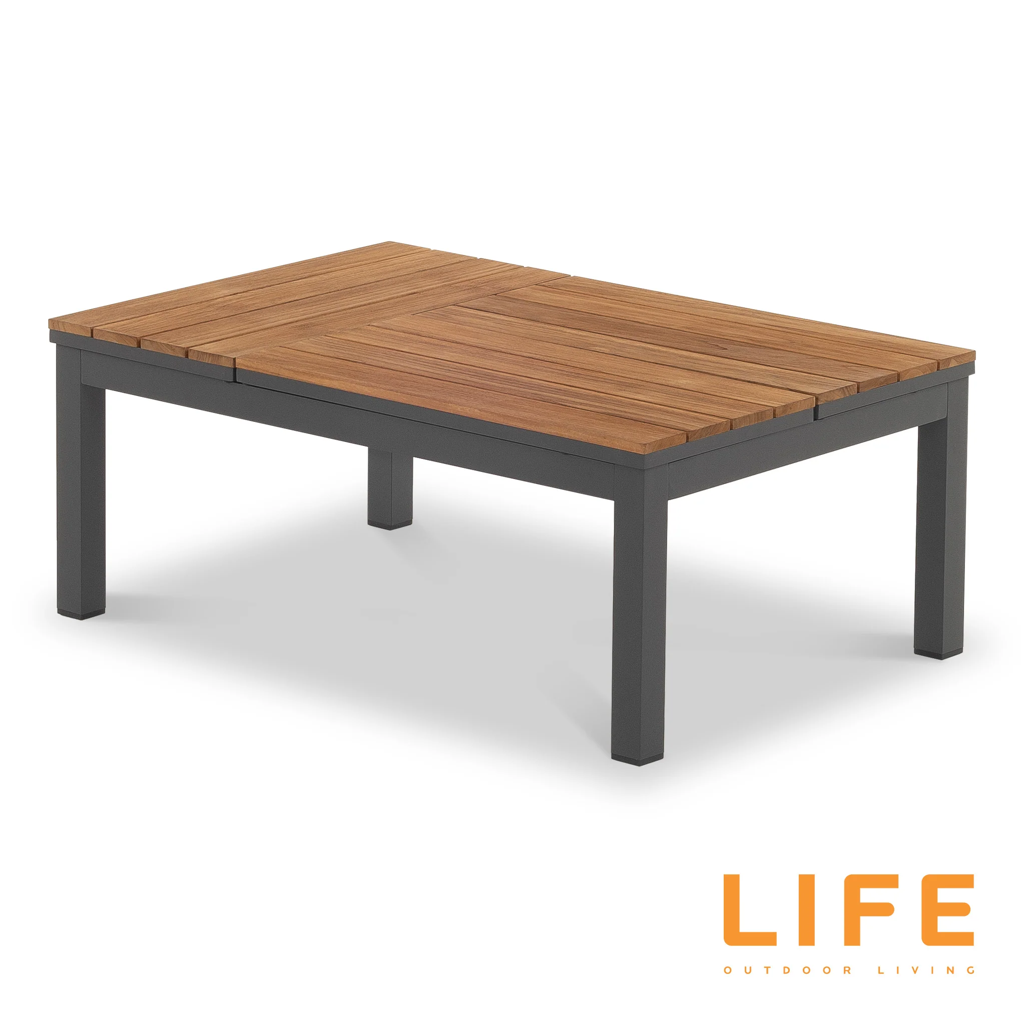 LIFE Soho Corner Lounge with Teak Coffee Table and Side Tables - Image 4