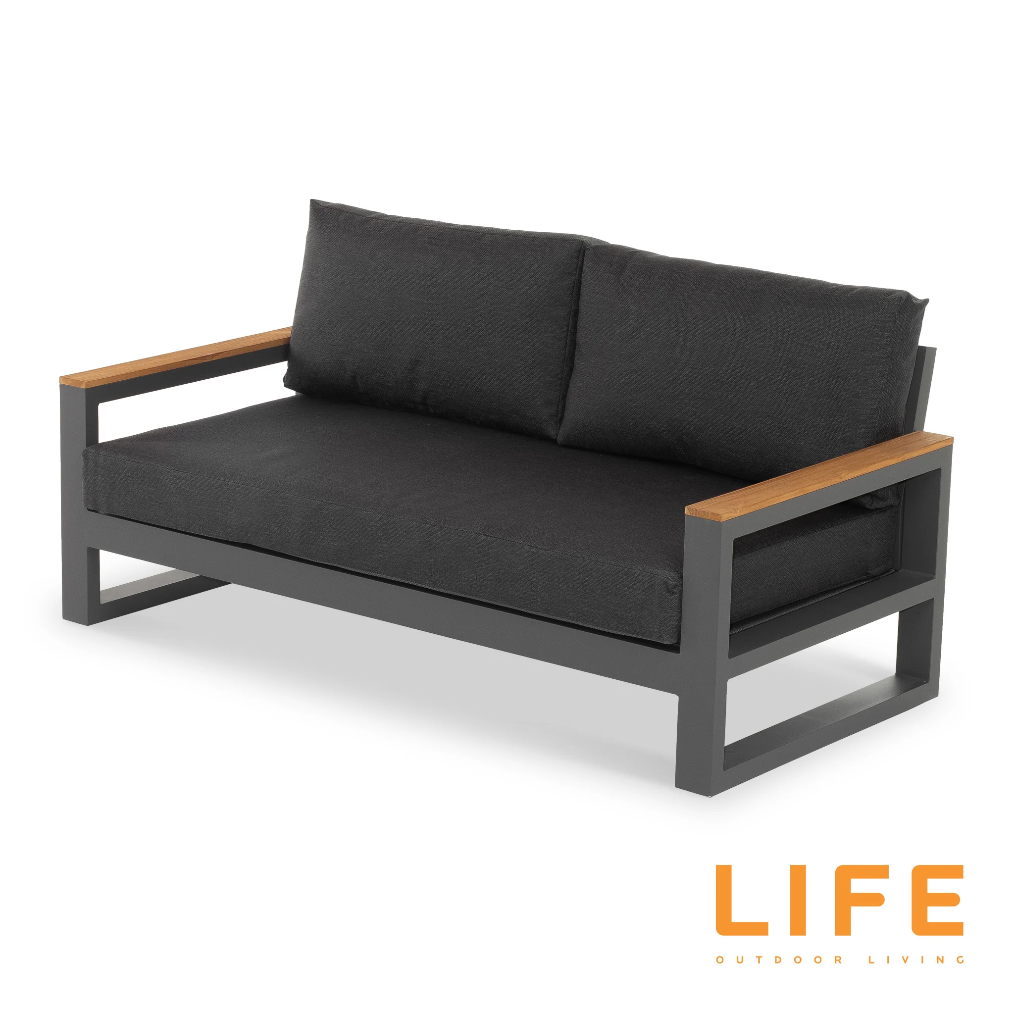 LIFE Soho Lounge Set with Teak Lift Up Coffee Table - Image 12