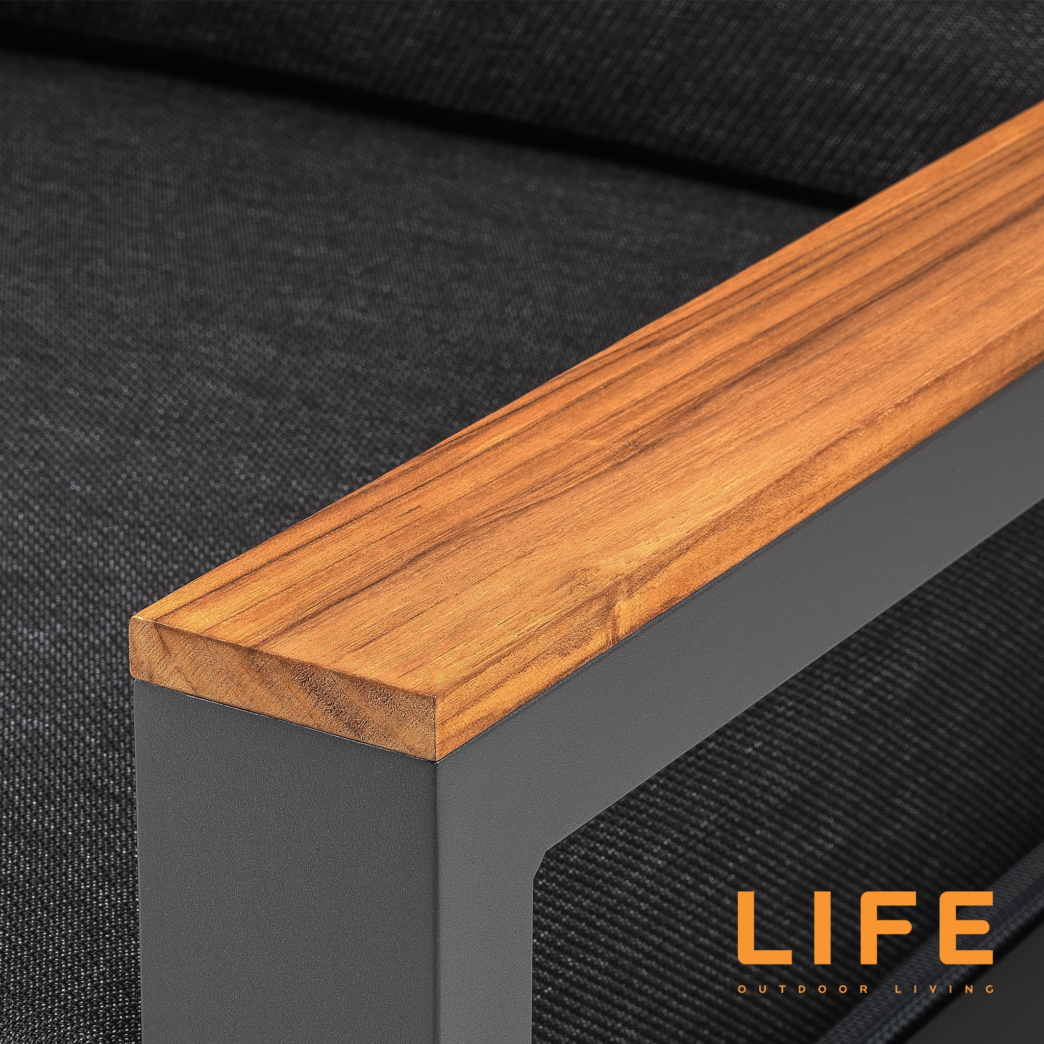LIFE Soho Lounge Set with Teak Lift Up Coffee Table - Image 14