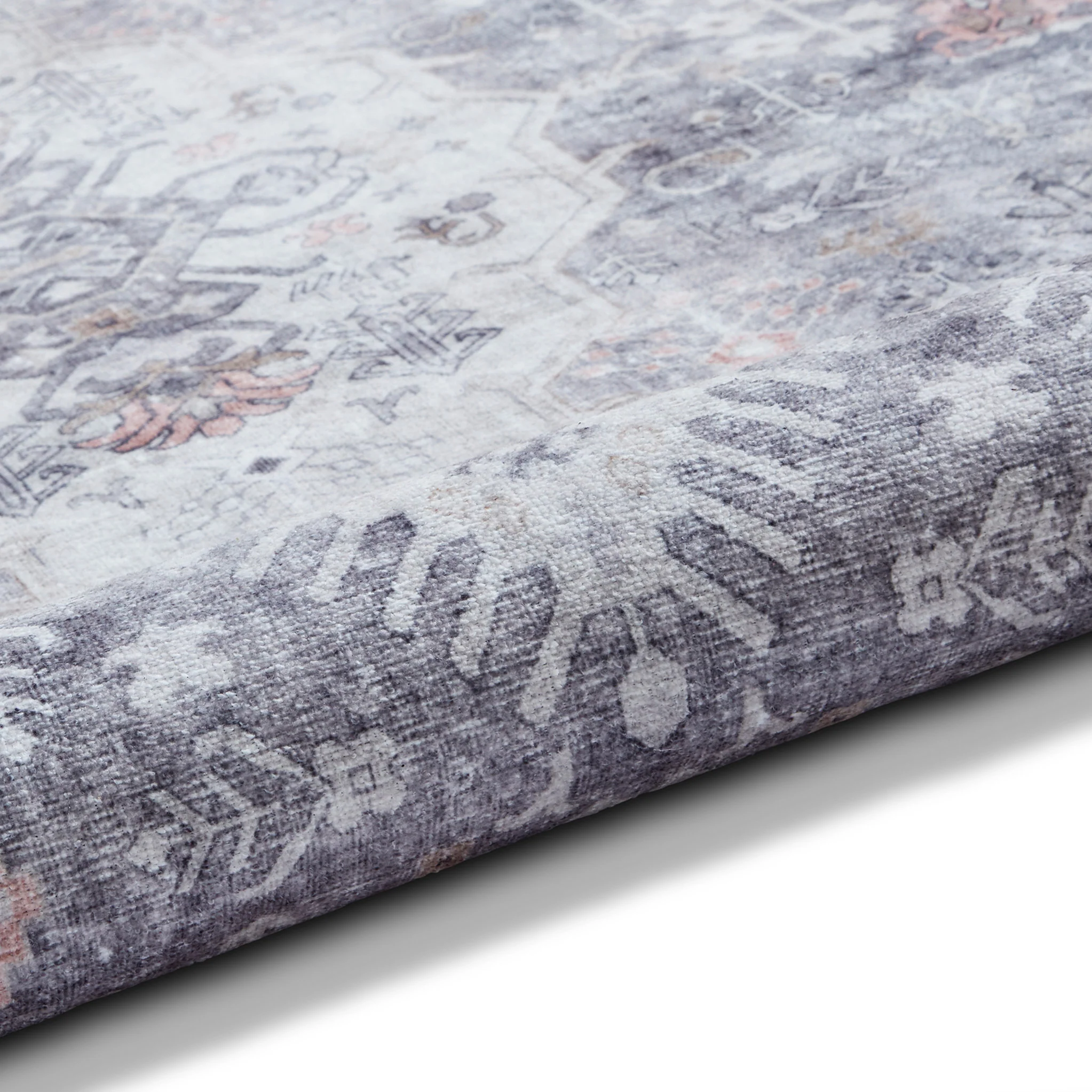 Lincoln Distressed Medallion Rug - Image 11