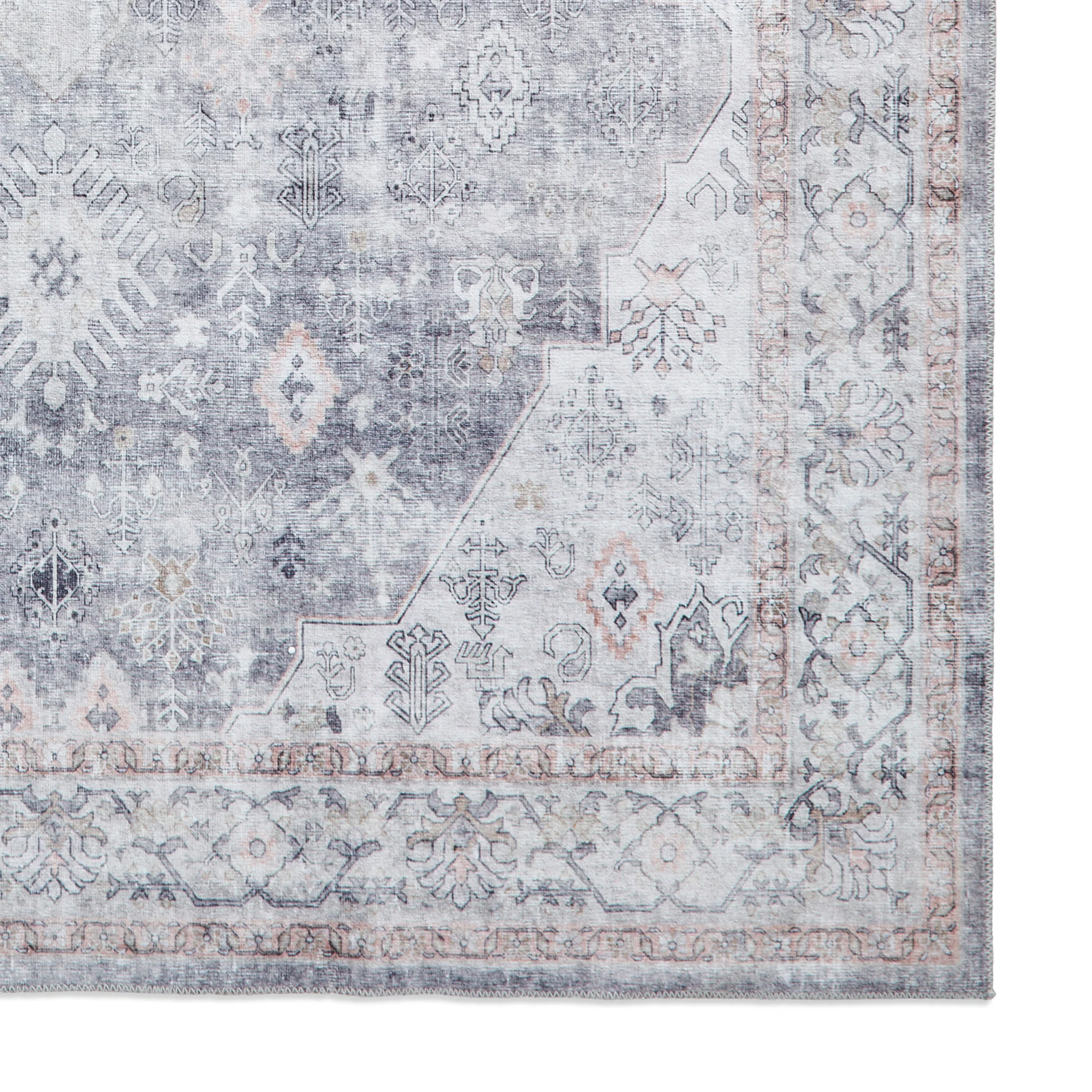 Lincoln Distressed Medallion Rug - Image 13