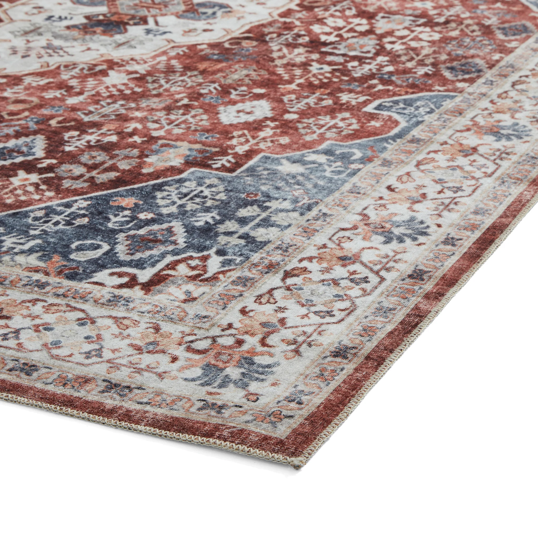 Lincoln Distressed Medallion Rug - Image 22
