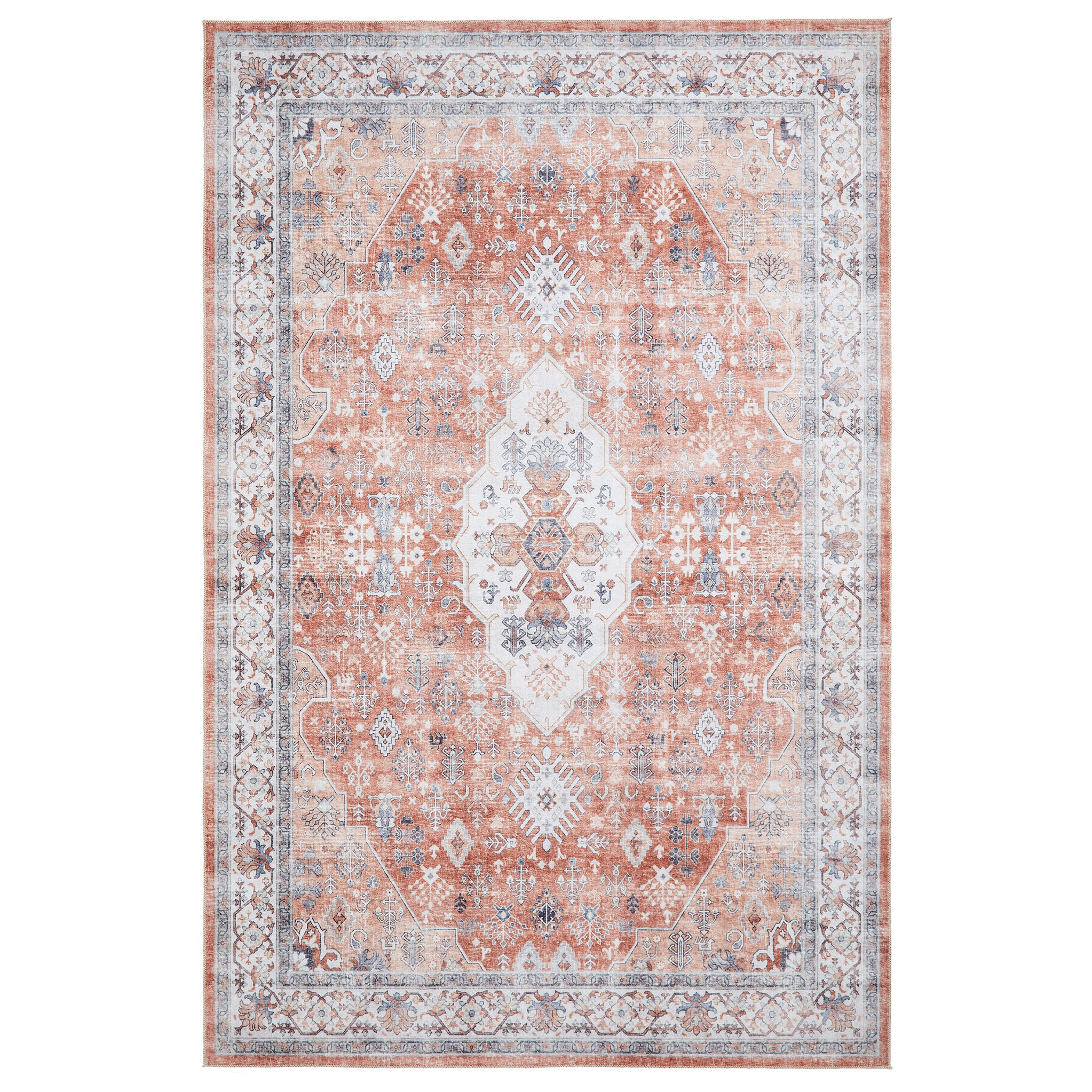 Lincoln Distressed Medallion Rug - Image 24
