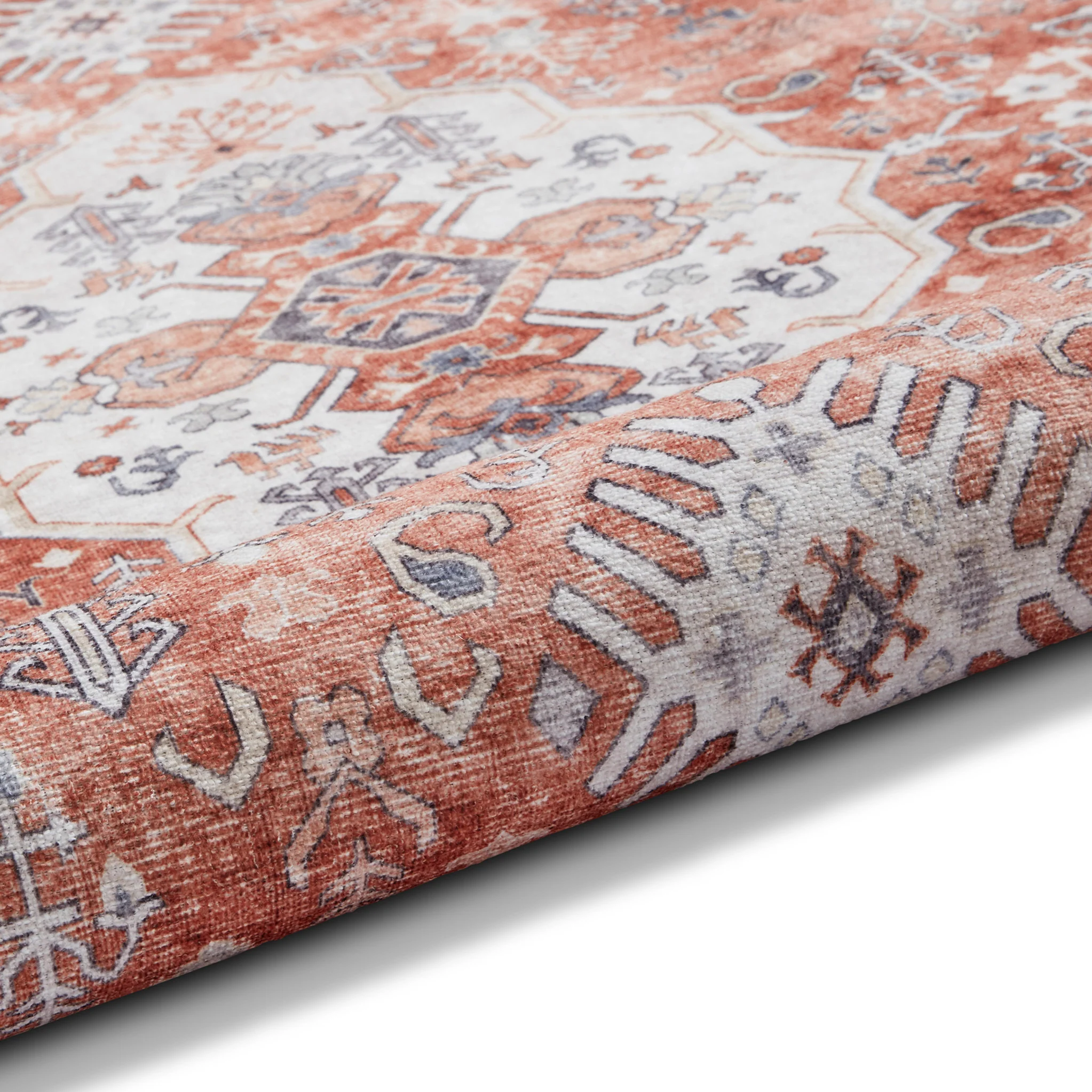 Lincoln Distressed Medallion Rug - Image 27