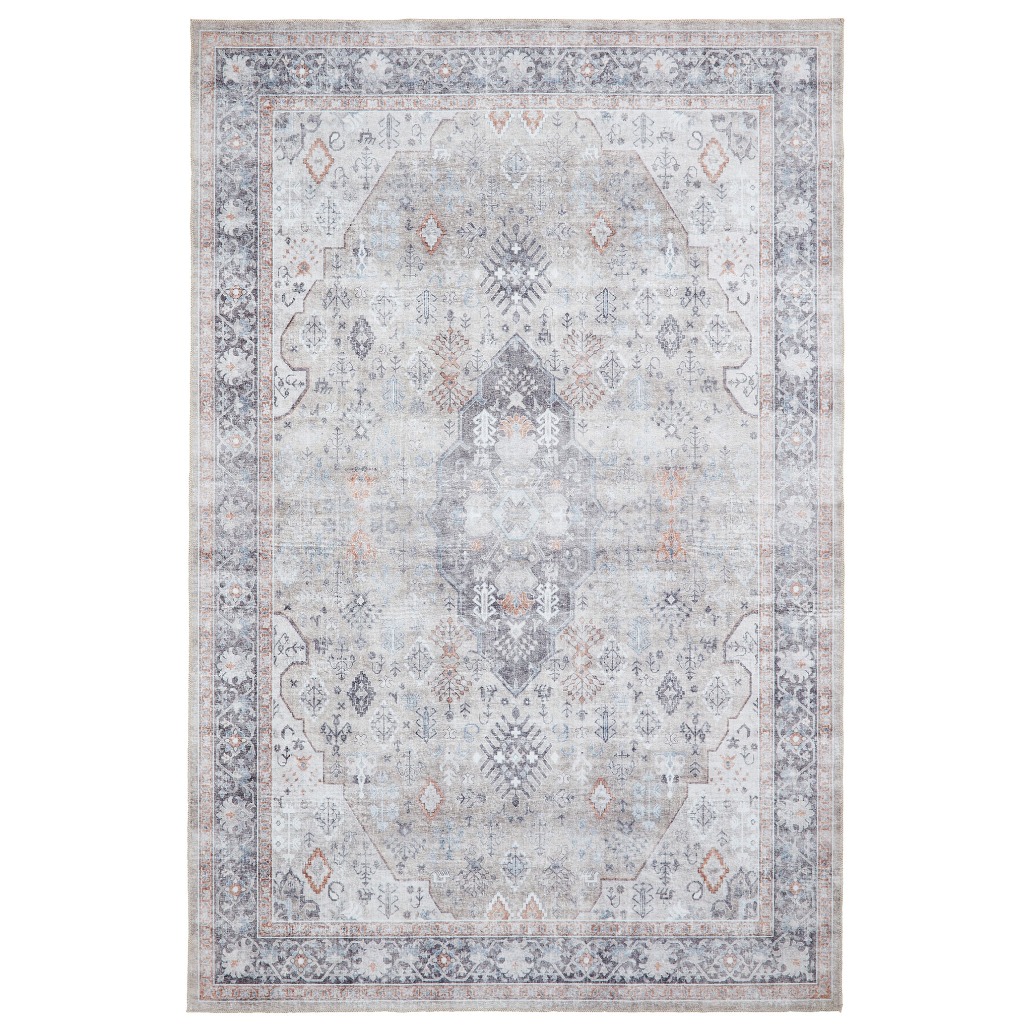 Lincoln Distressed Medallion Rug - Image 32
