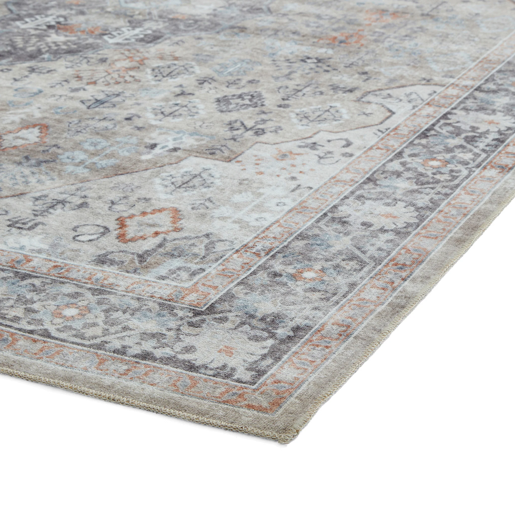 Lincoln Distressed Medallion Rug - Image 36