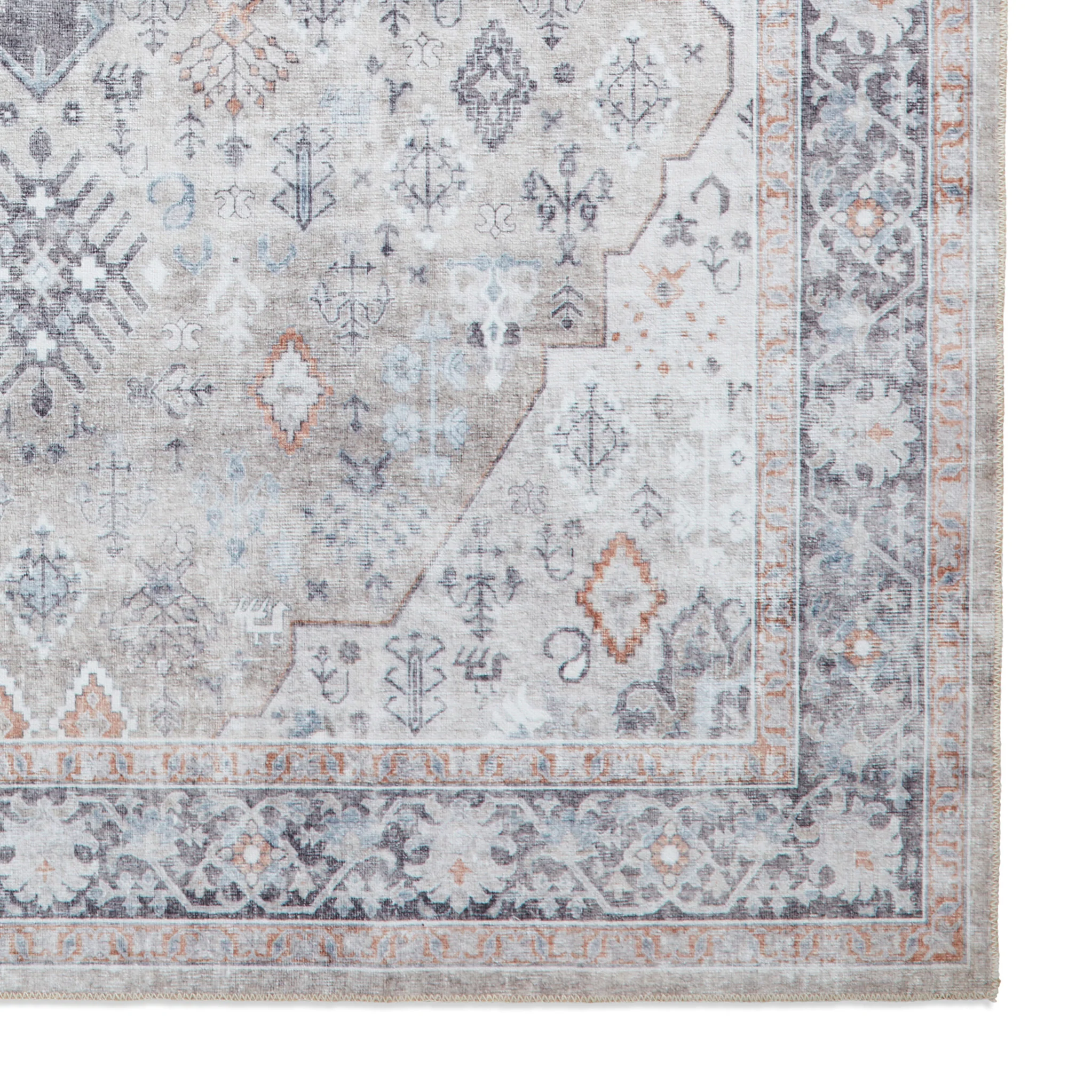 Lincoln Distressed Medallion Rug - Image 37