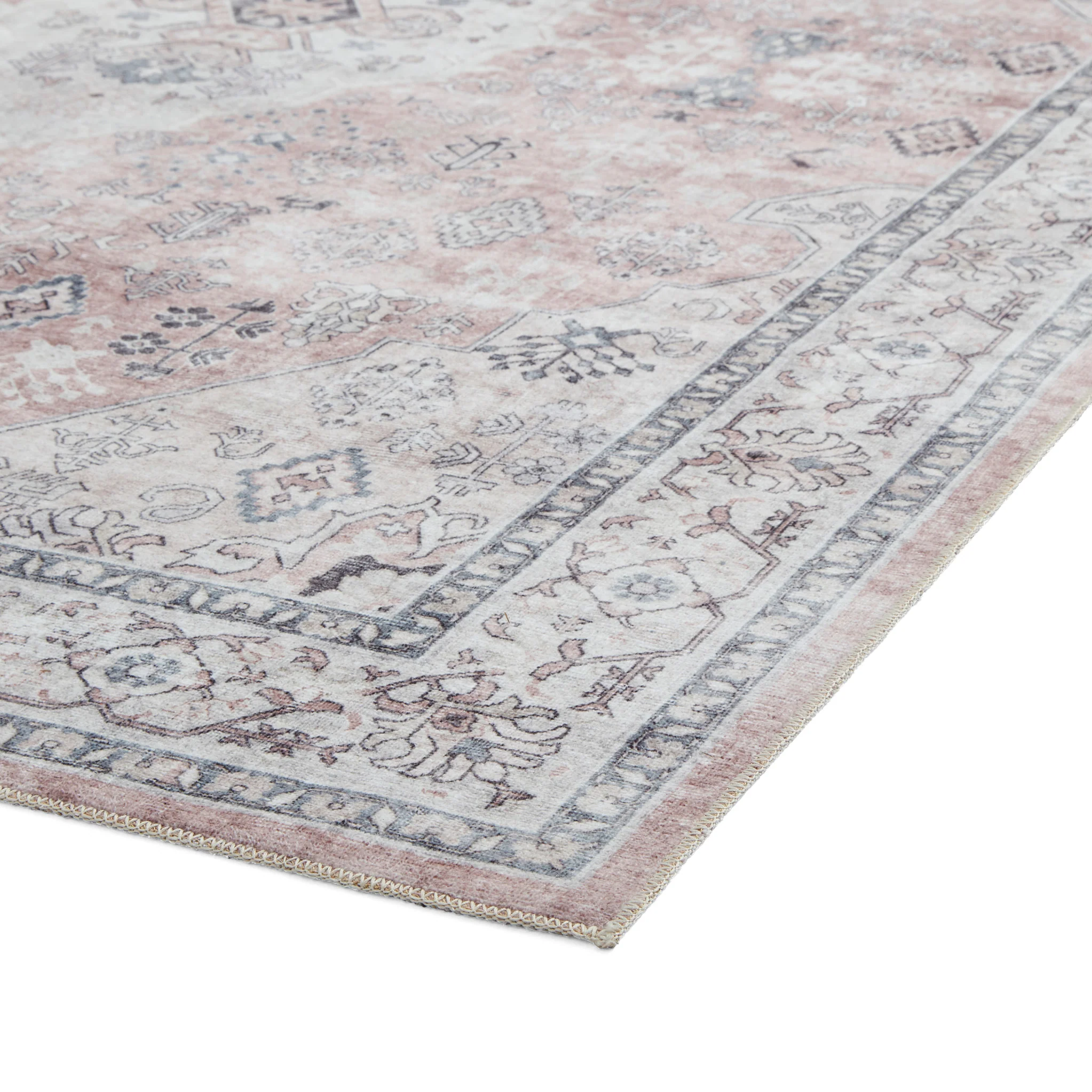 Lincoln Distressed Medallion Rug - Image 44
