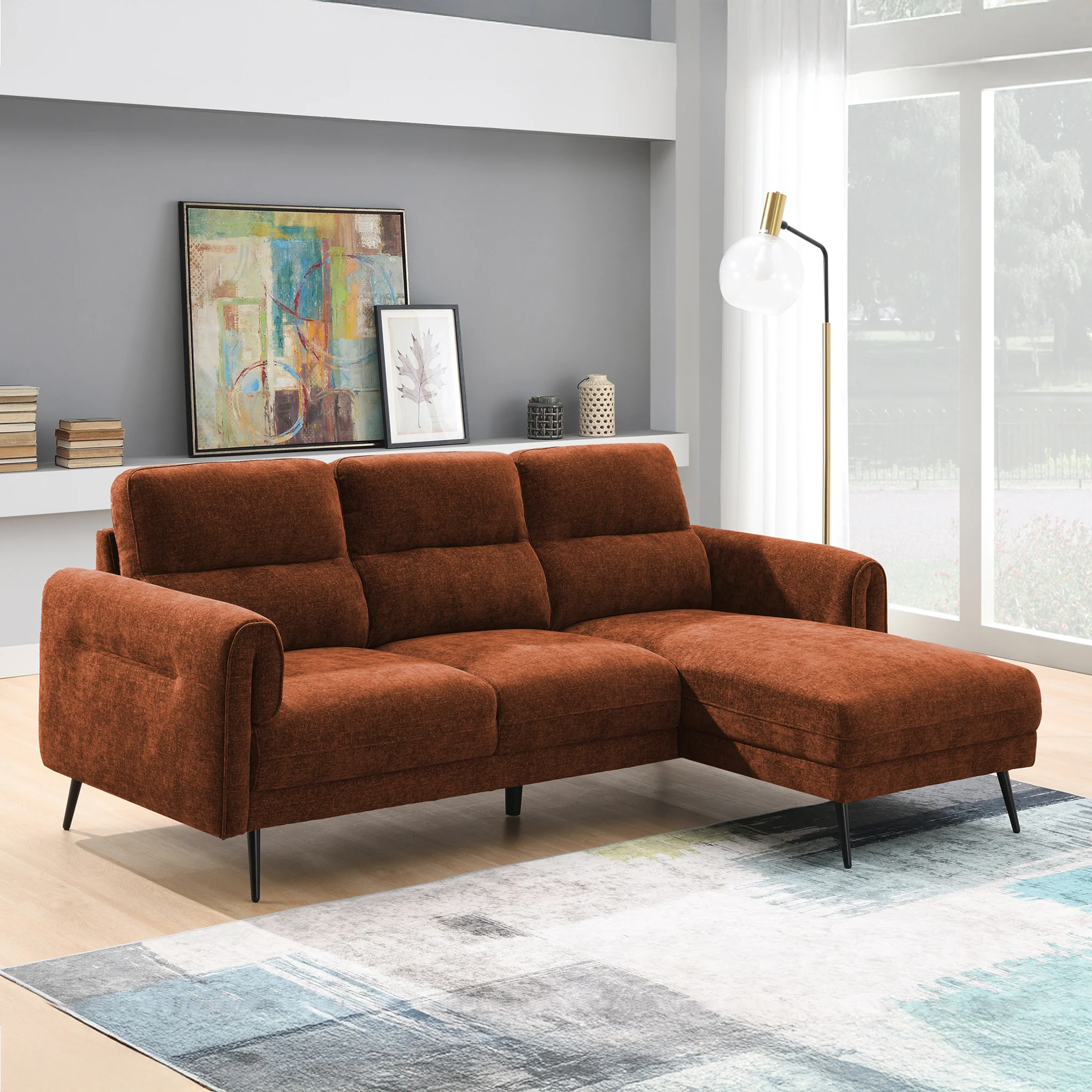Lindell Chaise Sofa - Image 7