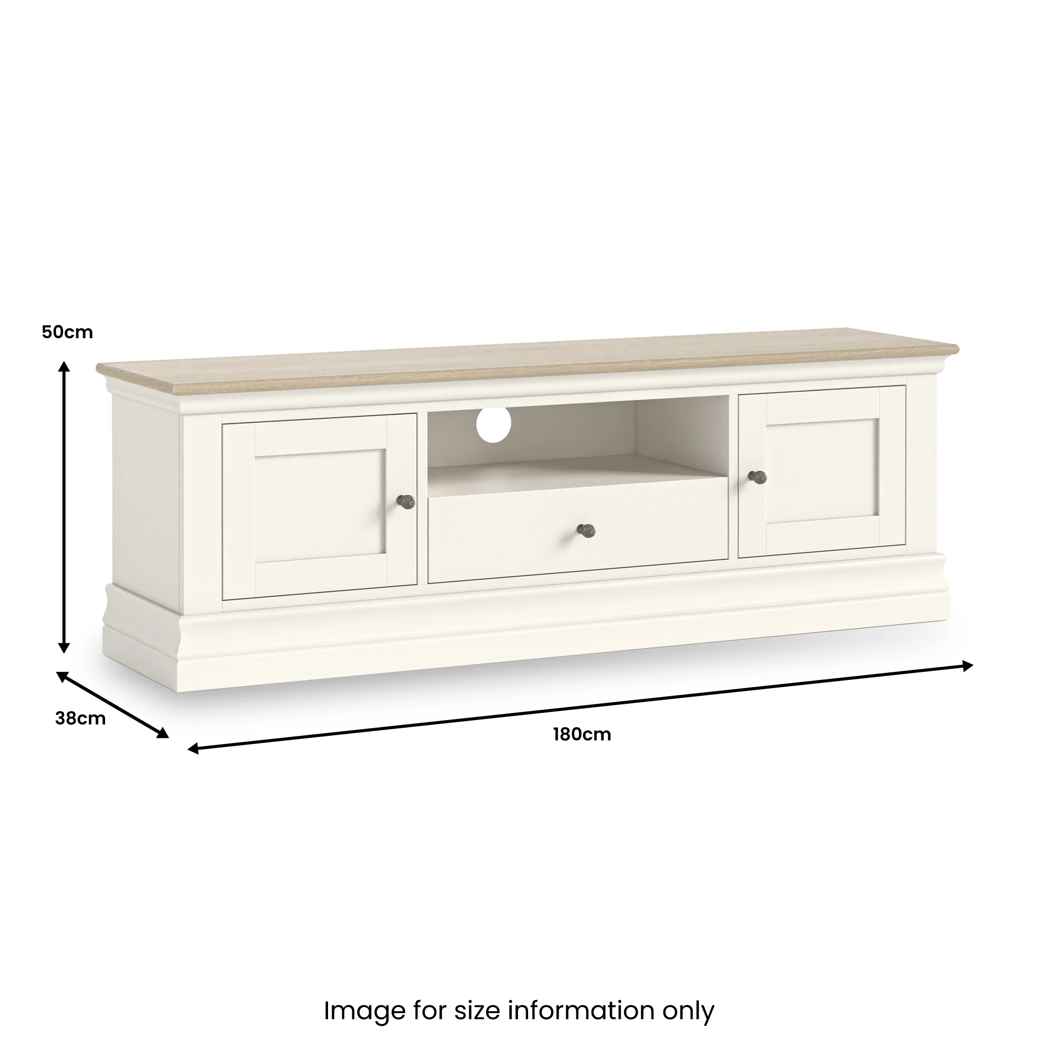 Linden 180cm Wide TV Unit - Image 3