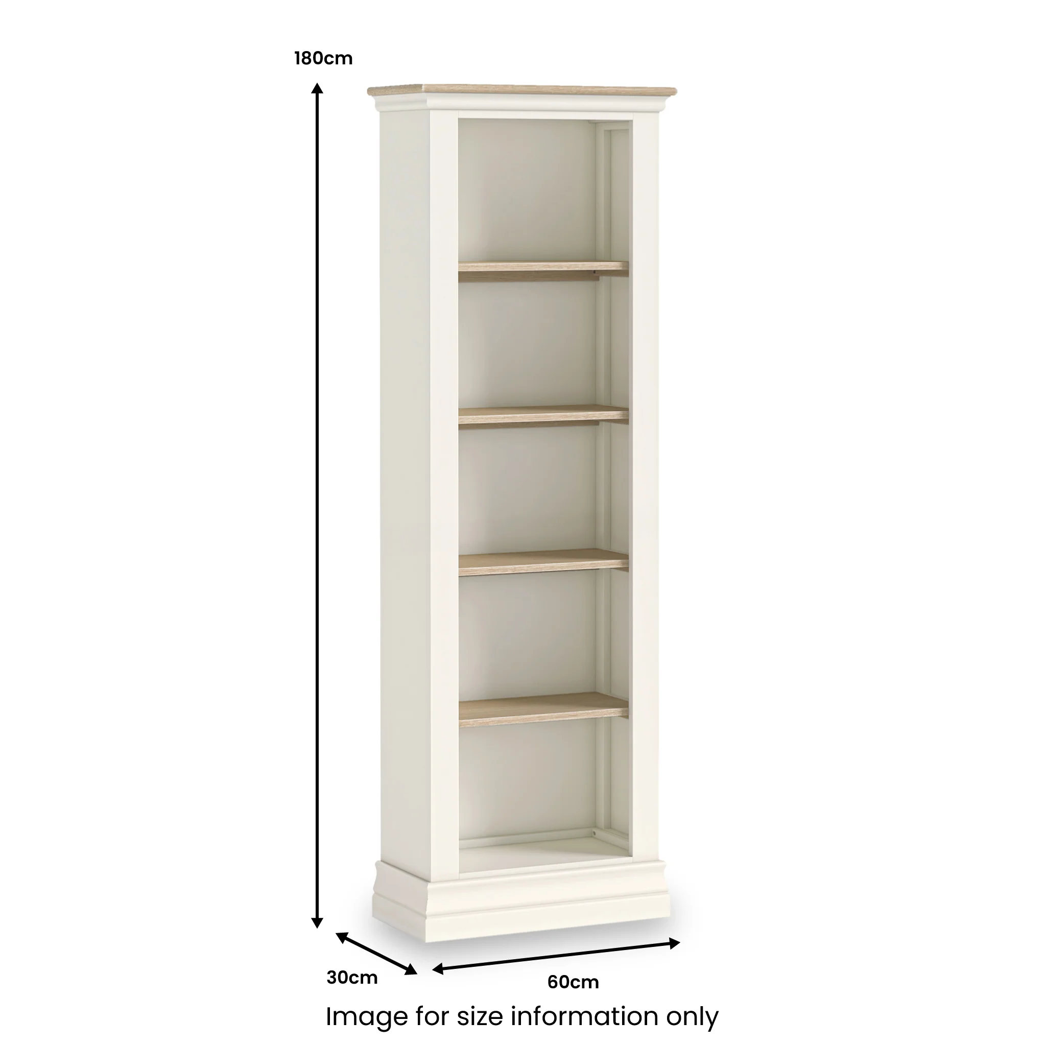 Linden Slim Bookcase - Image 3