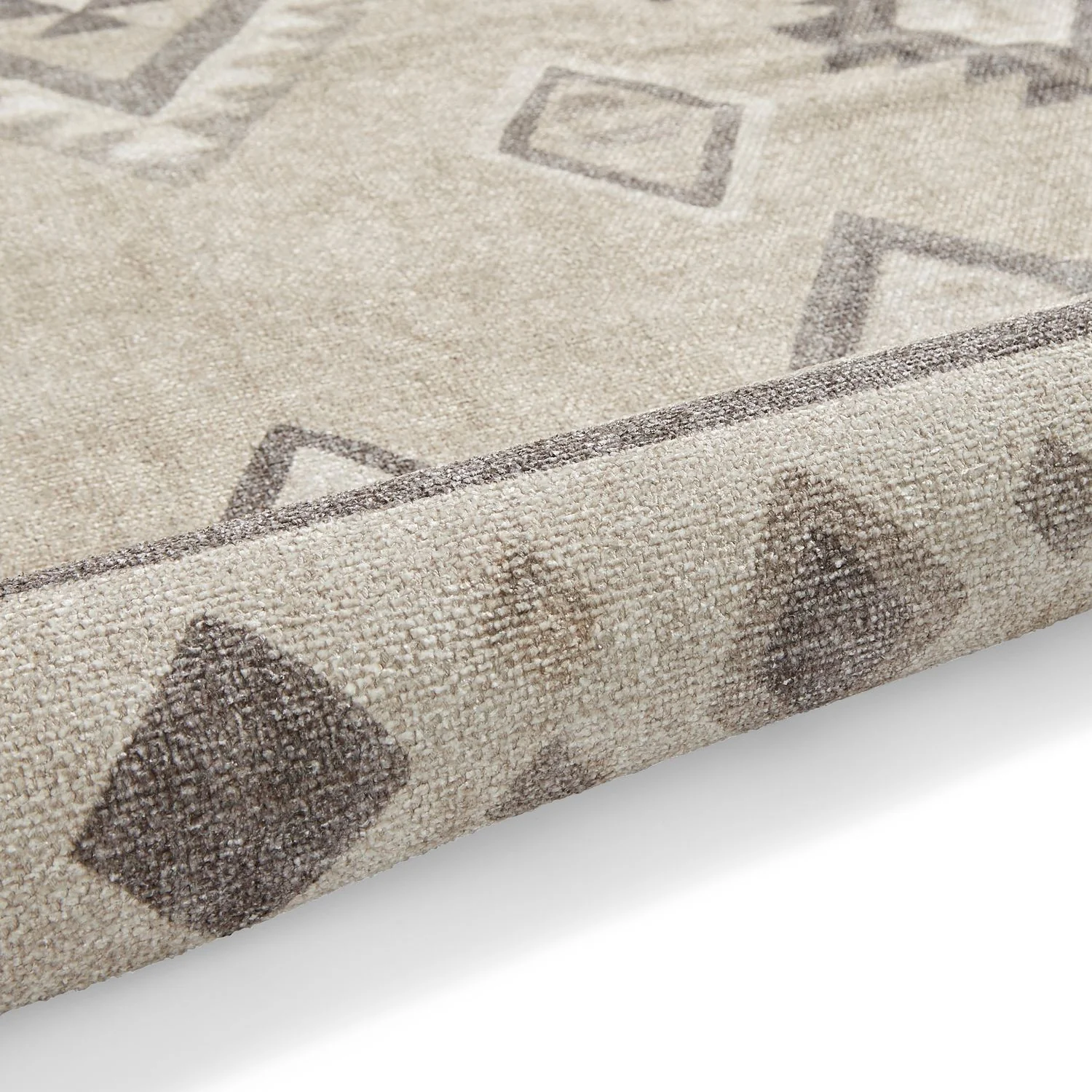 Linton Aztec Design Flatweave Washable Rug - Image 10