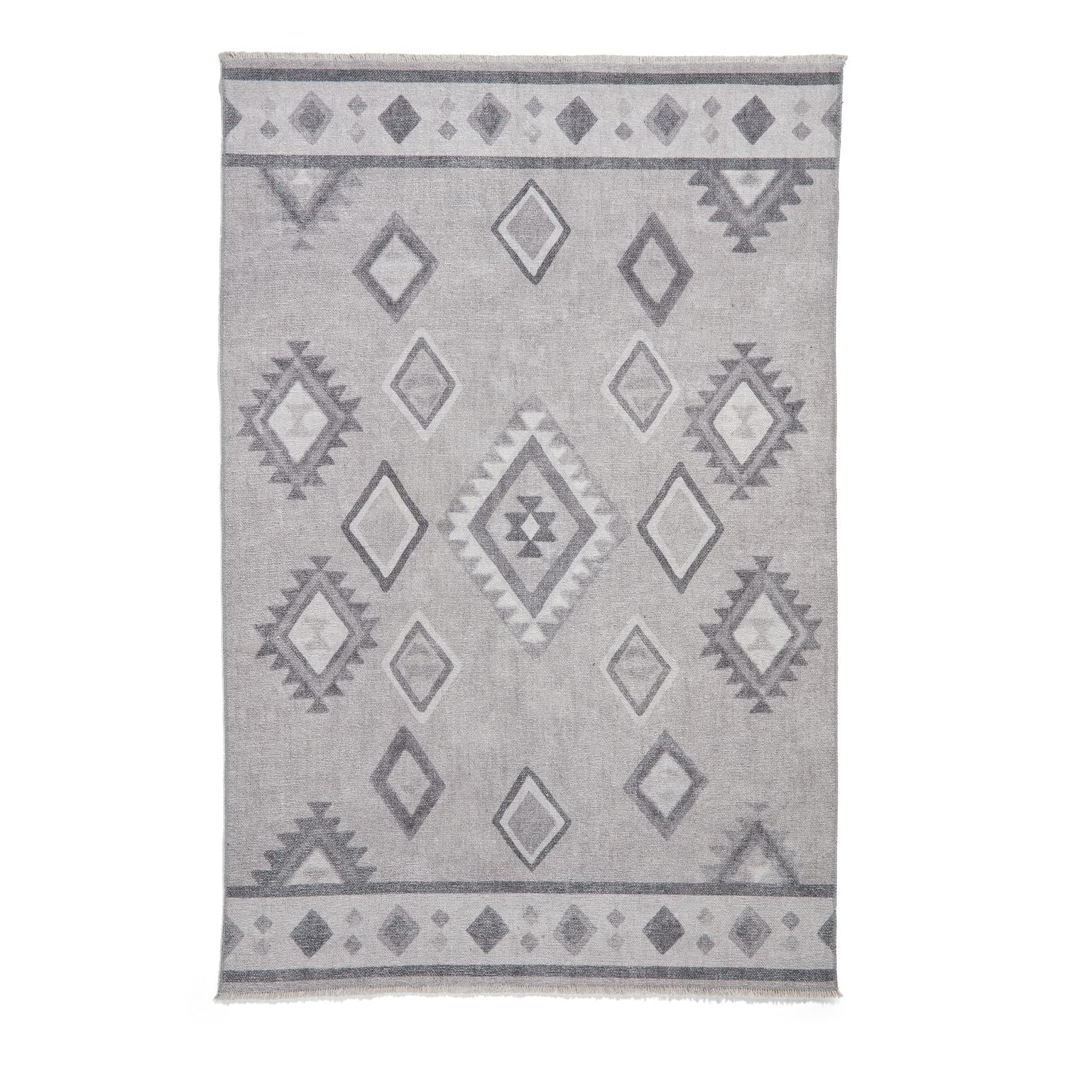 Linton Aztec Design Flatweave Washable Rug - Image 13