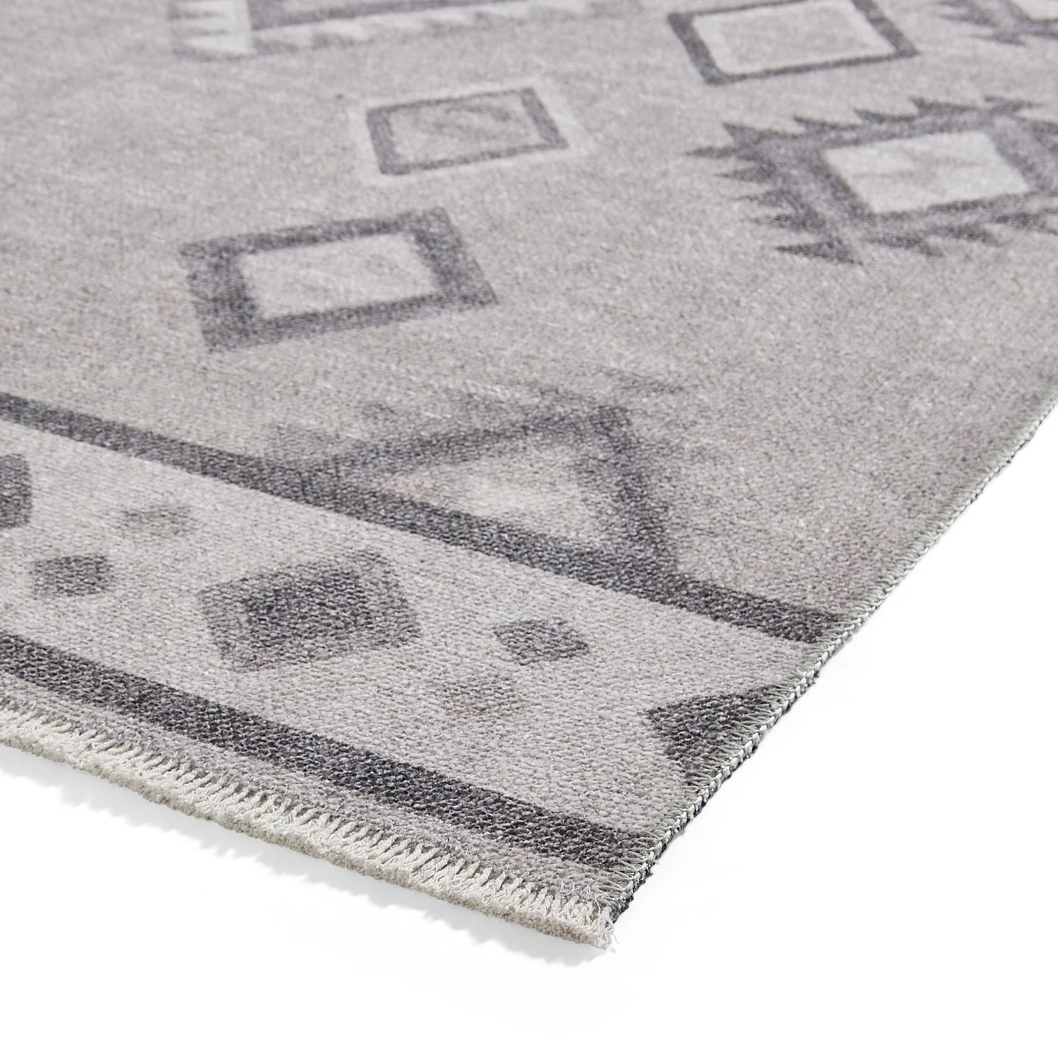 Linton Aztec Design Flatweave Washable Rug - Image 19