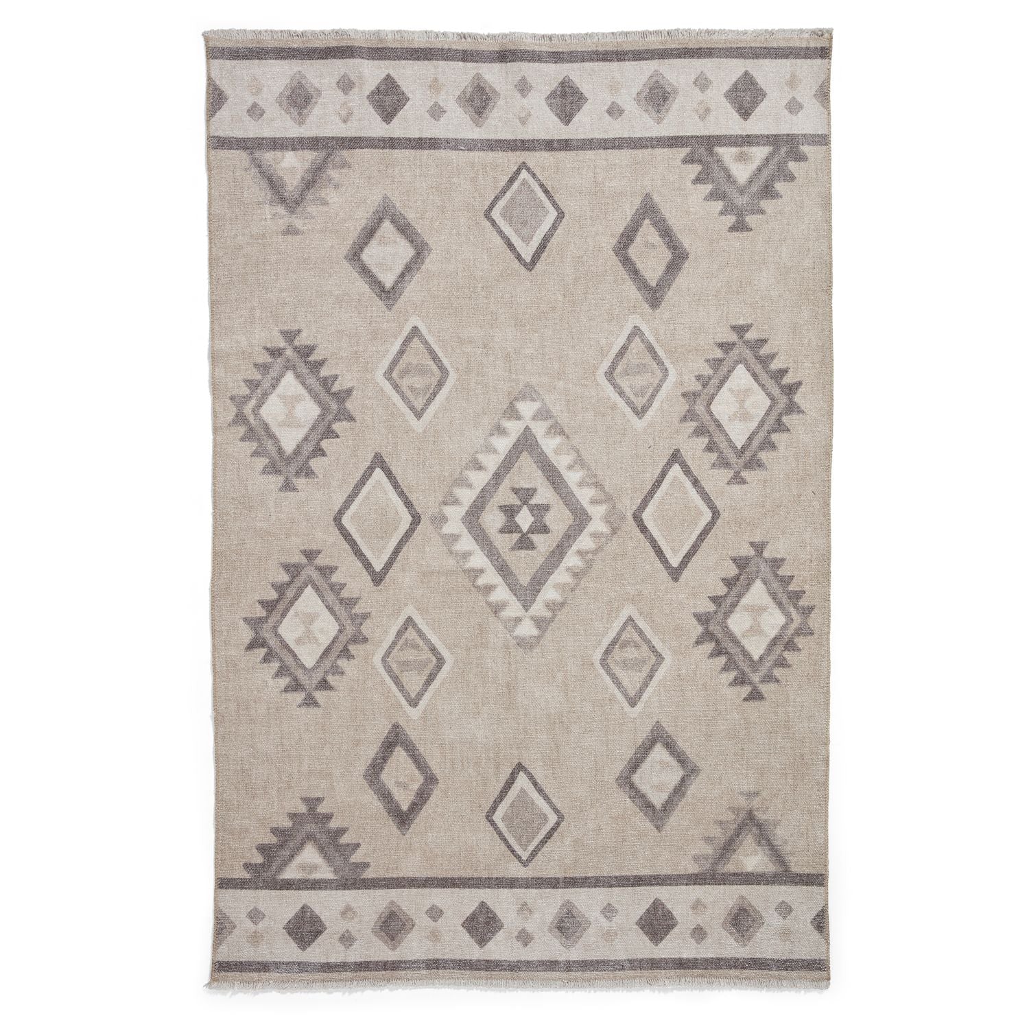Linton Aztec Design Flatweave Washable Rug - Image 3