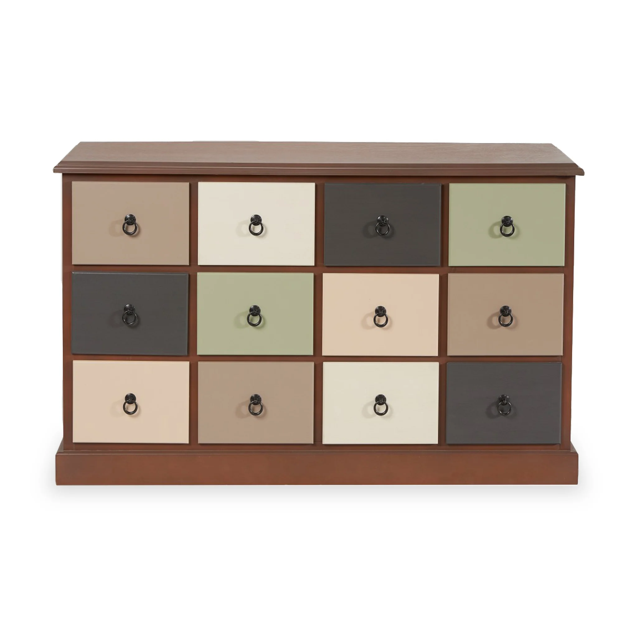 Loft Pine 12 Drawer Chest of Drawers - Image 5