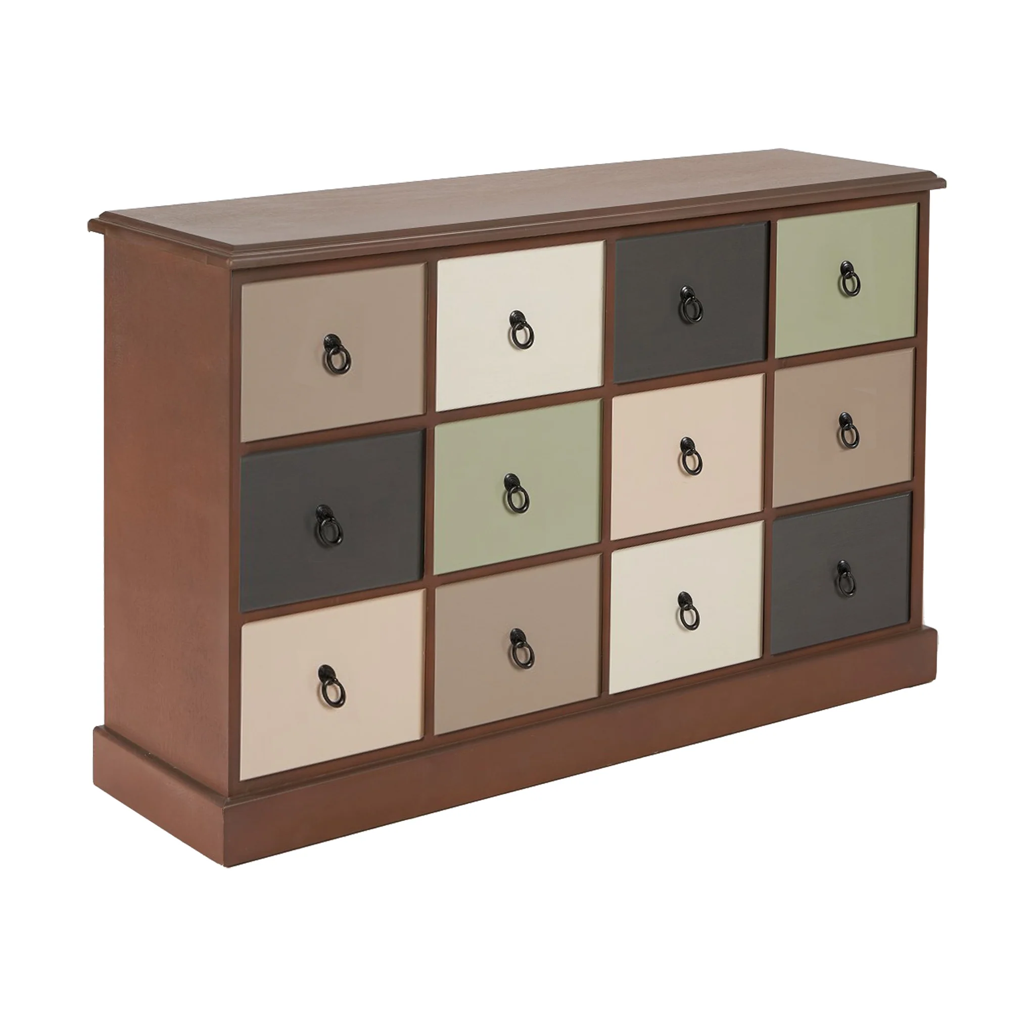 Loft Pine 12 Drawer Chest of Drawers - Image 7