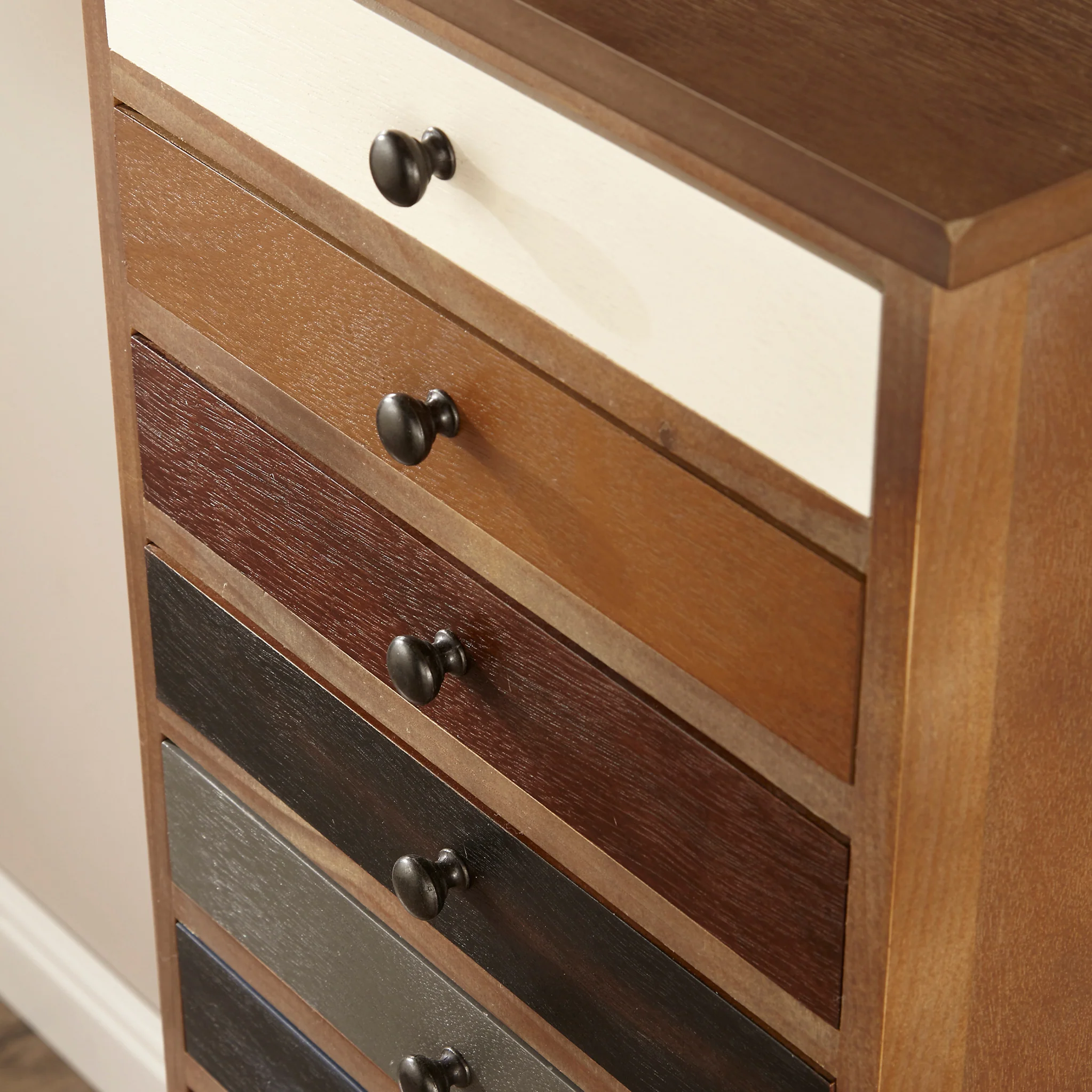 Loft Pine 13 Drawer Tallboy - Image 4
