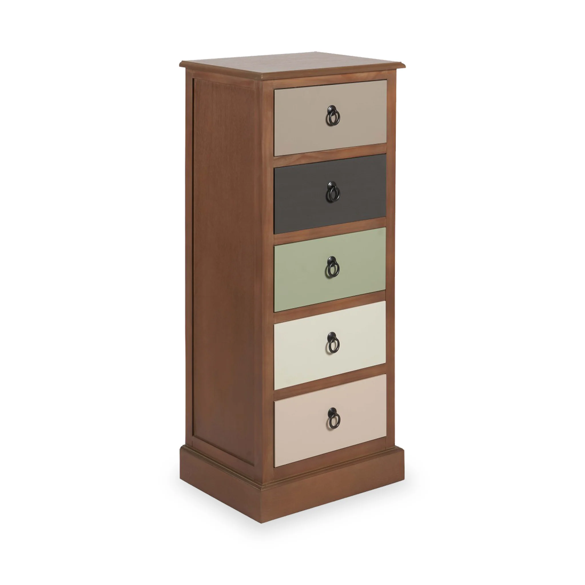 Loft Pine 5 Drawer Tallboy - Image 6