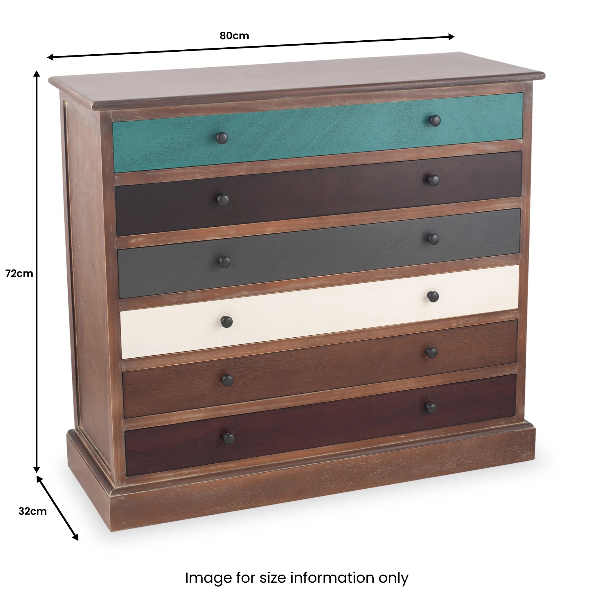 Loft Pine 6 Drawer Chest - Image 13
