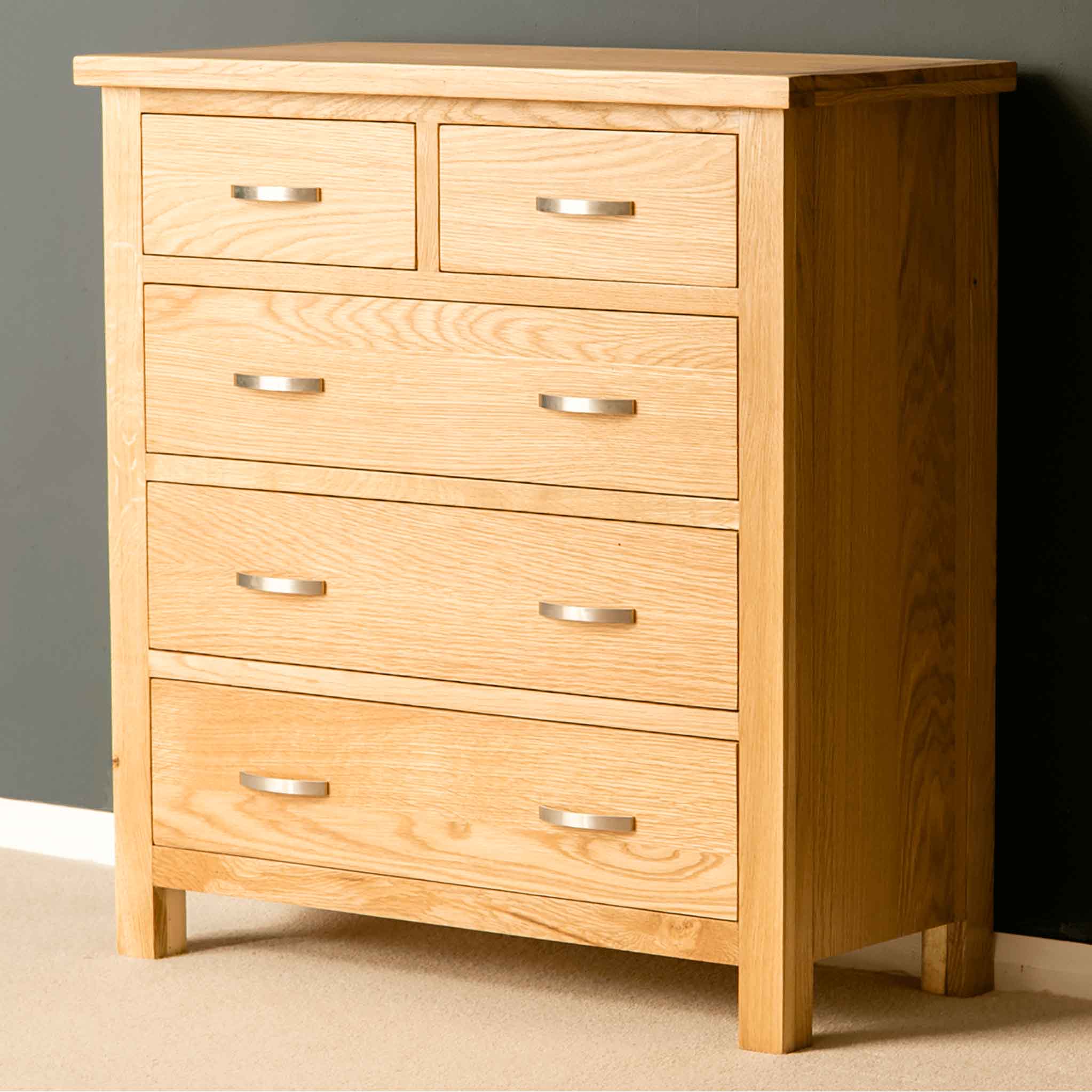 London Oak 2 over 3 Chest - Image 18