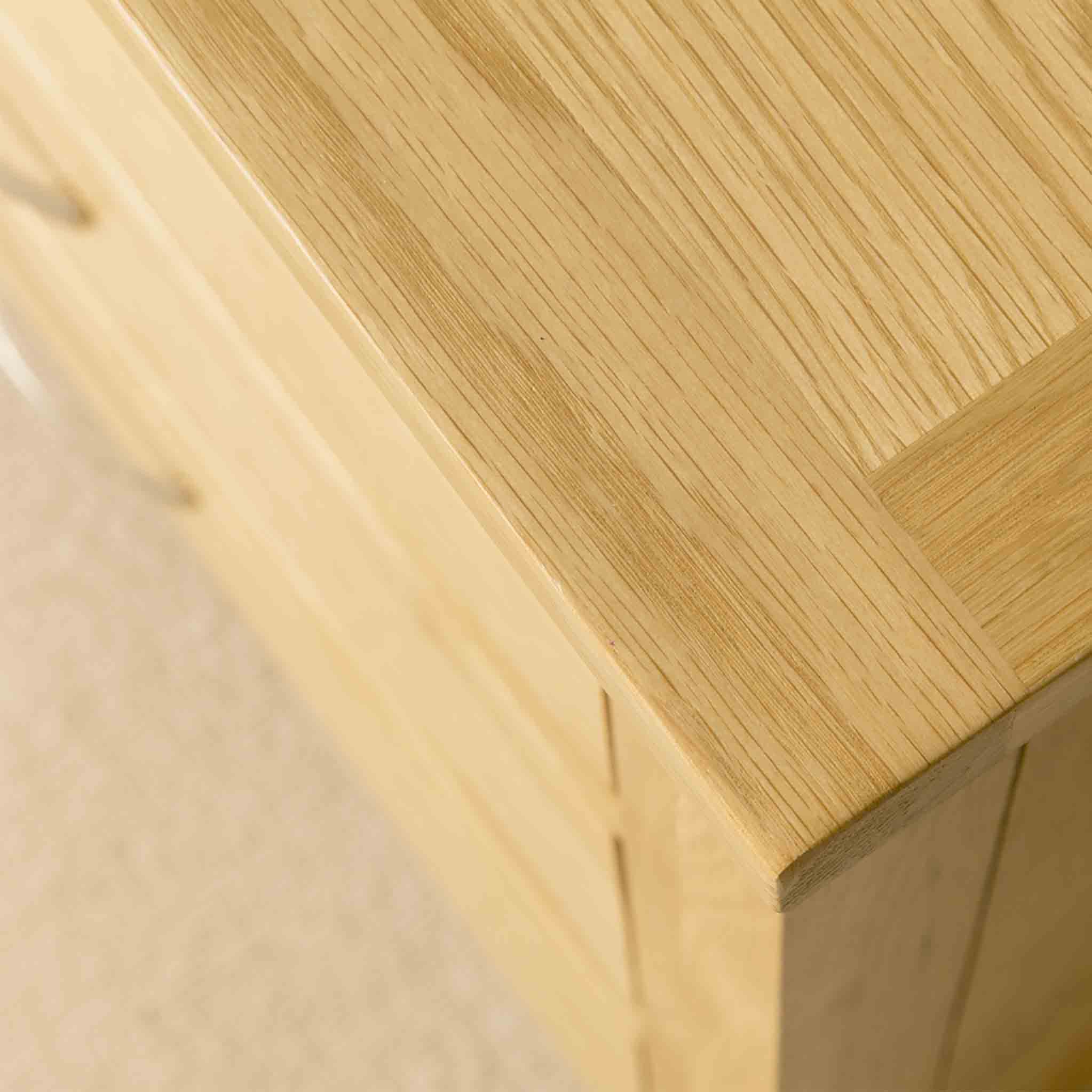 London Oak 3+3 Drawer Chest - Image 4