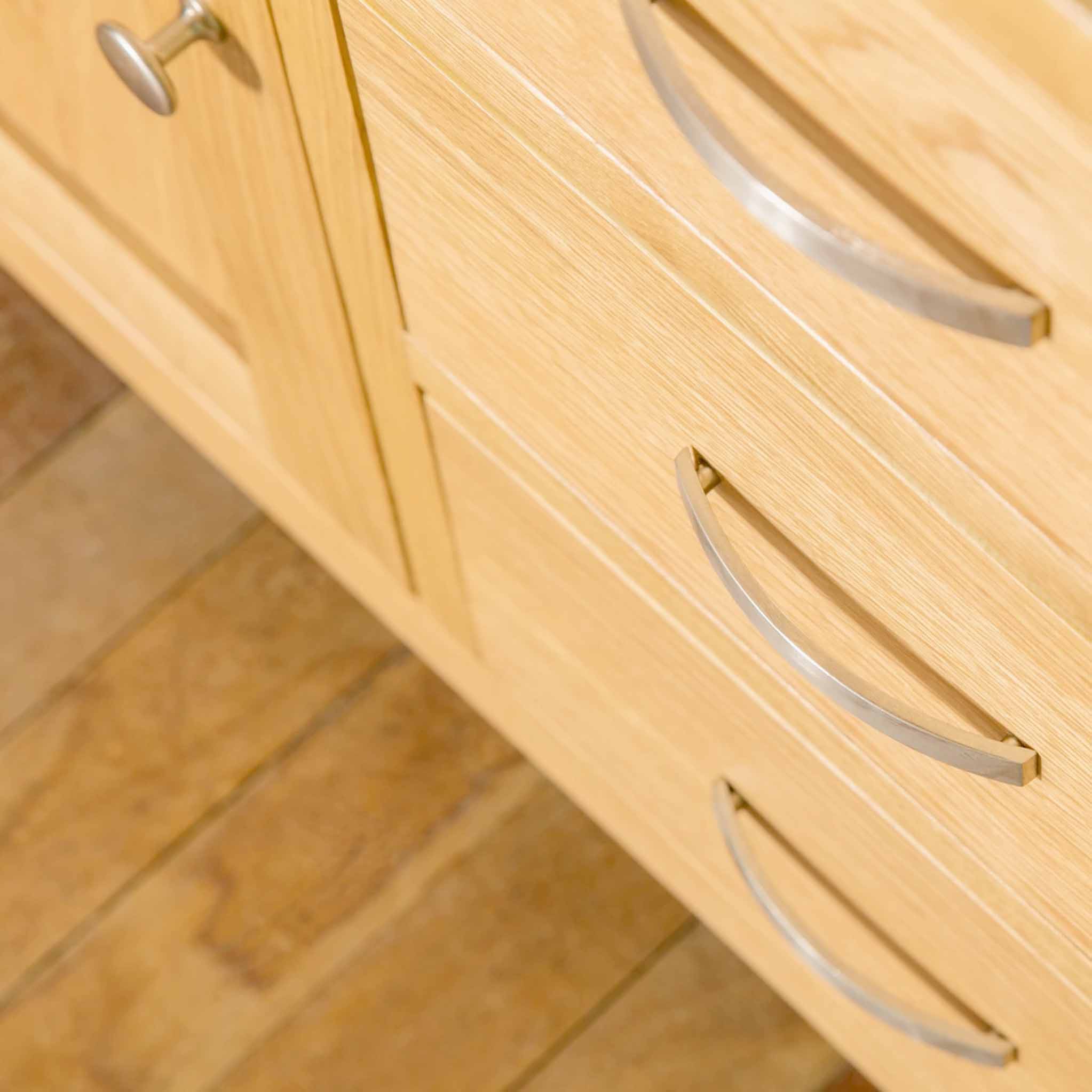 London Oak 3 Drawer Sideboard - Image 10