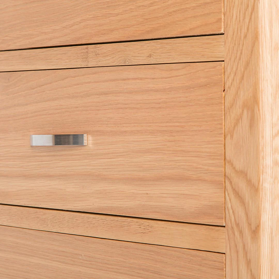 London Oak 4 Drawer Chest - Image 11
