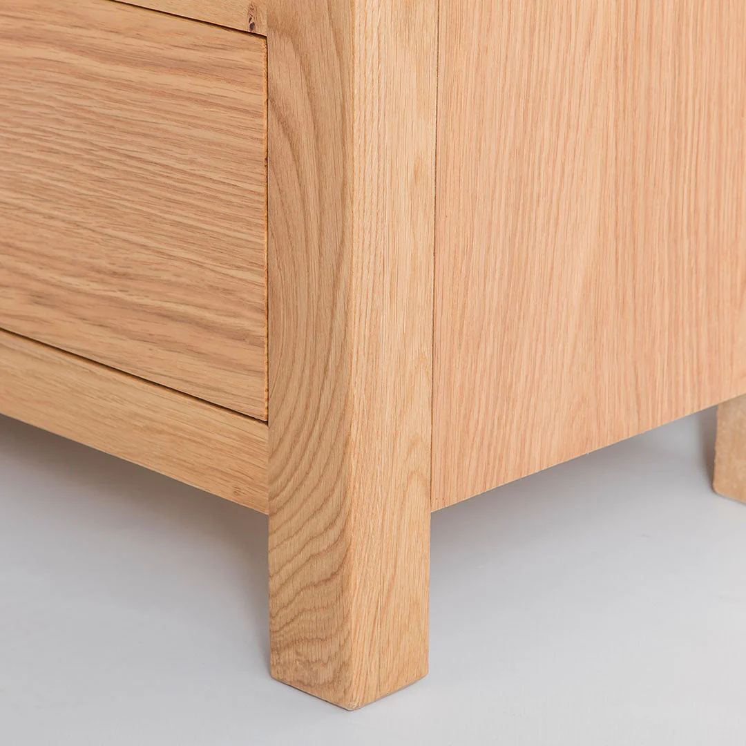 London Oak 4 Drawer Chest - Image 15