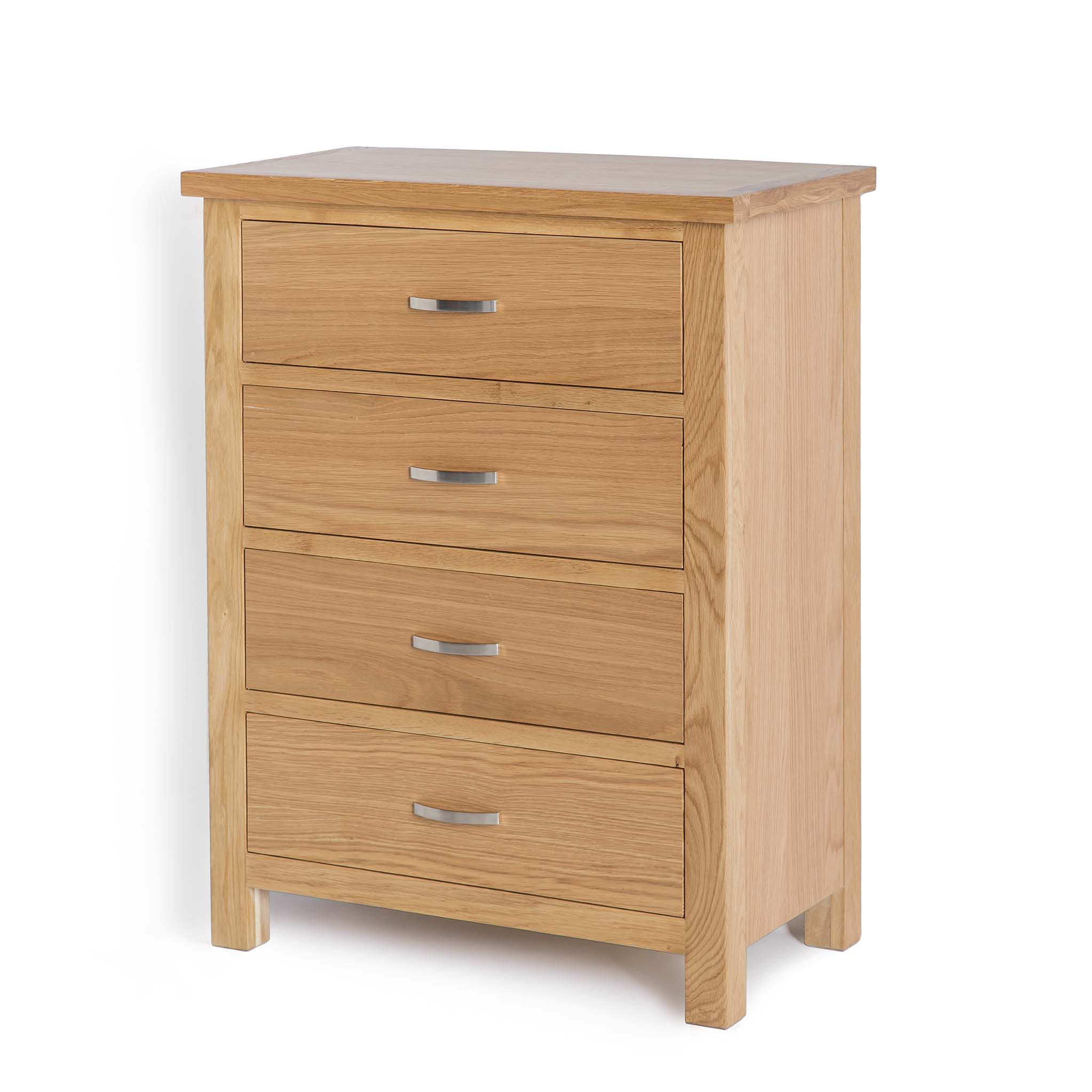 London Oak 4 Drawer Chest - Image 4