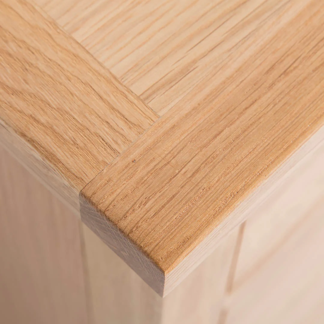 London Oak 4 Drawer Chest - Image 8
