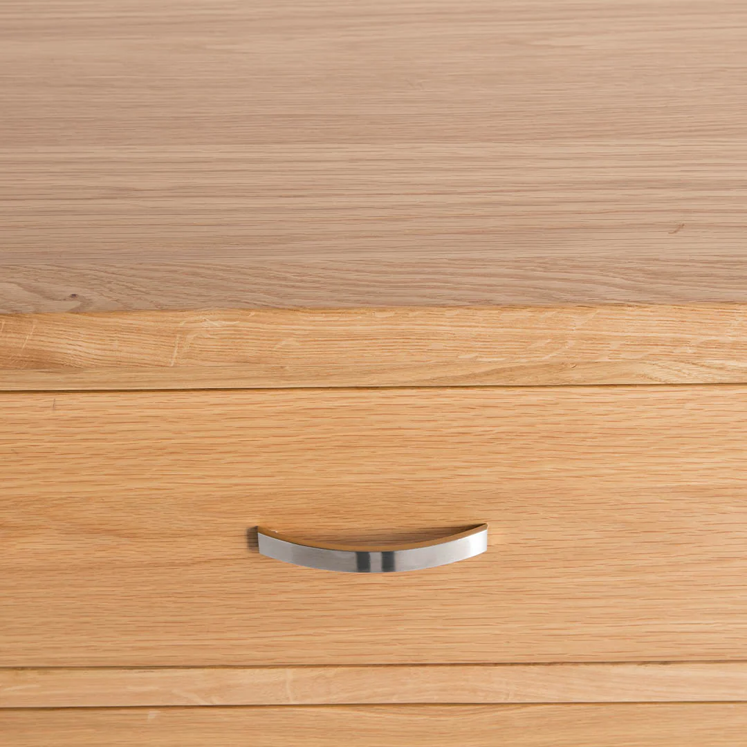 London Oak 5 Drawer Chest - Image 13