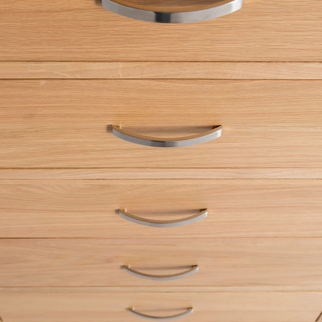 London Oak 5 Drawer Chest - Image 15