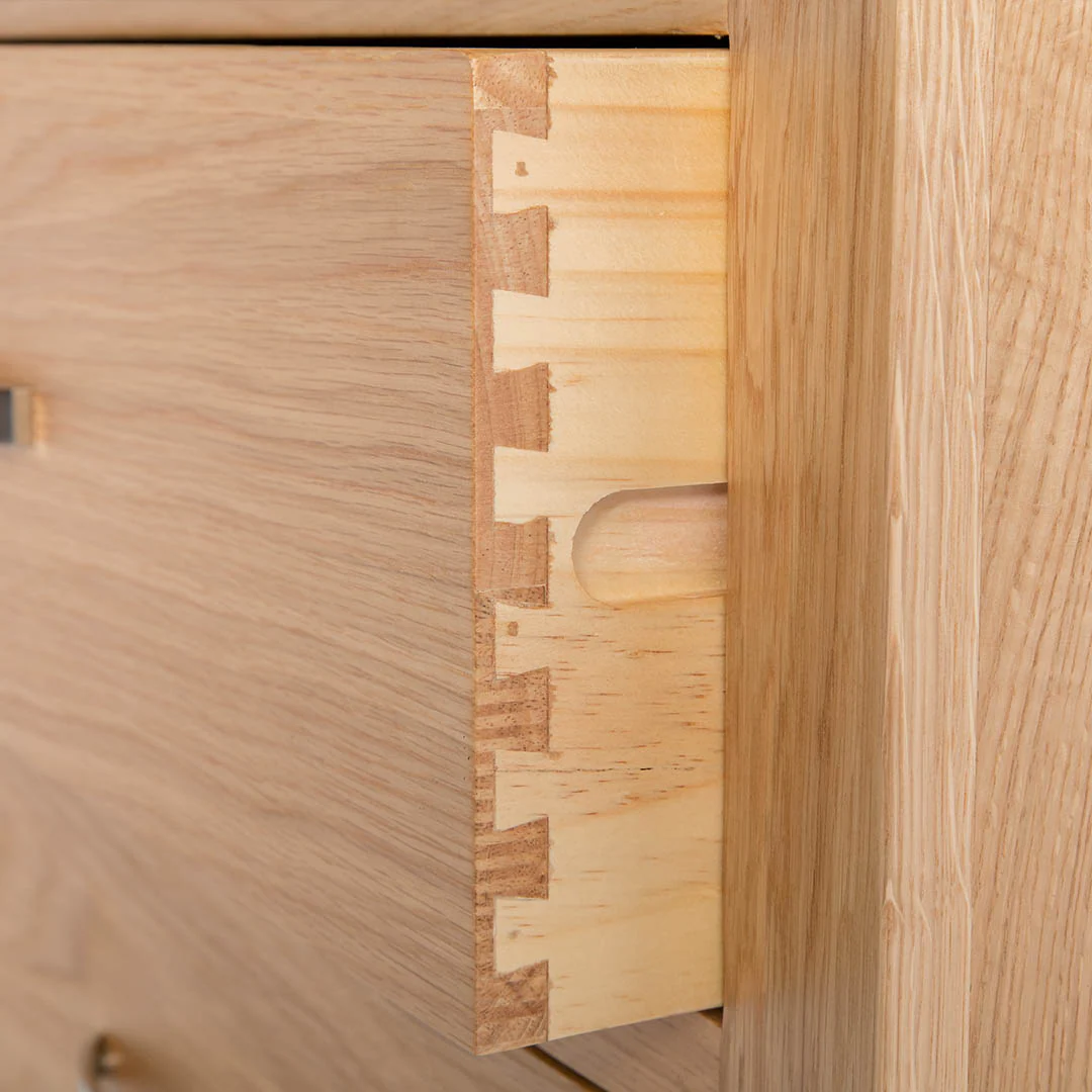 London Oak 5 Drawer Chest - Image 19