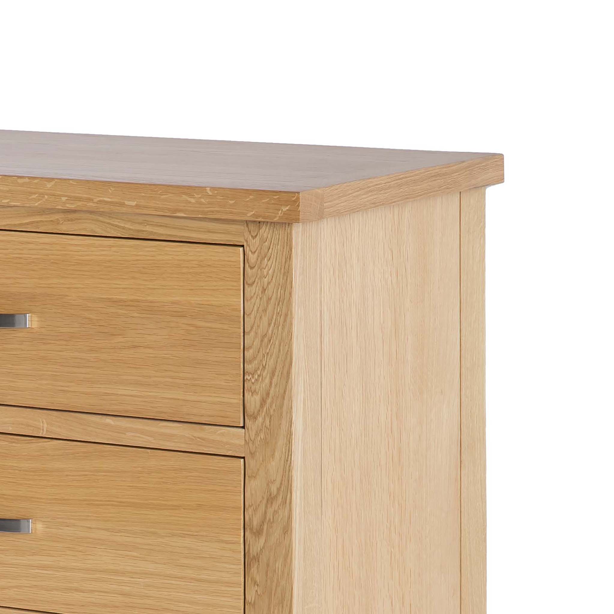 London Oak 5 Drawer Chest - Image 5