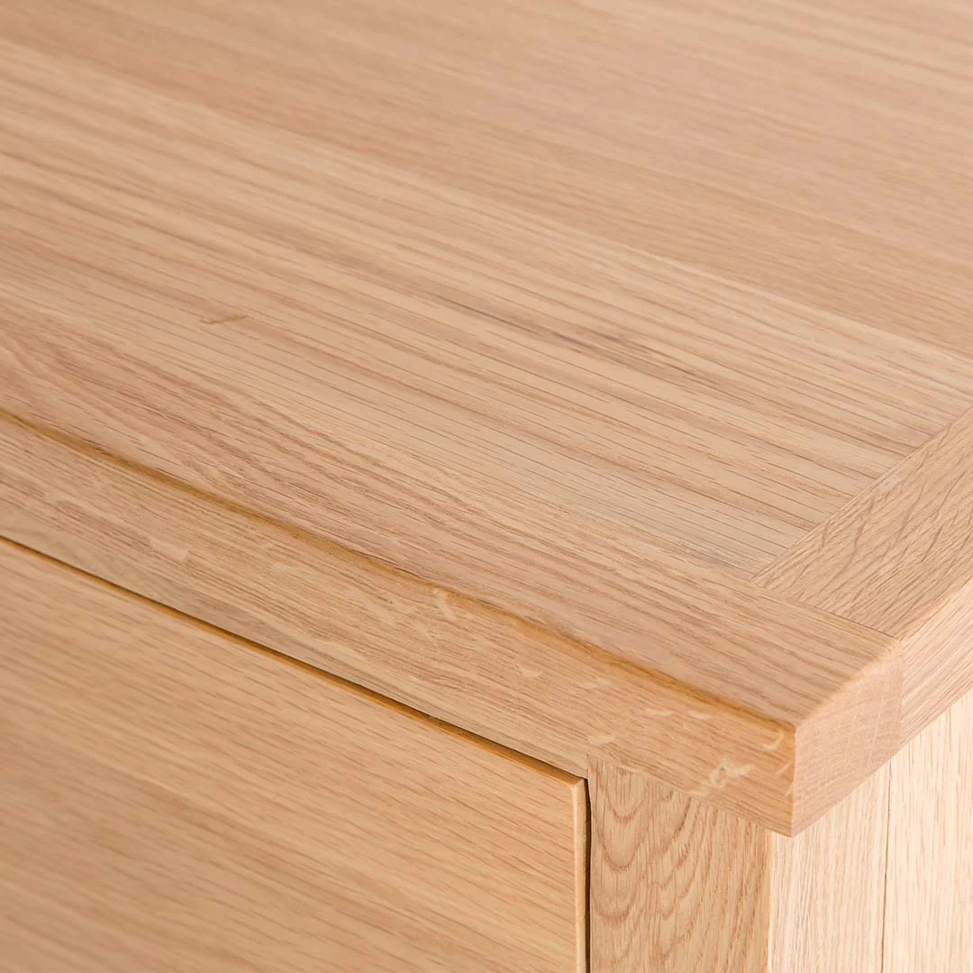 London Oak 5 Drawer Chest - Image 6
