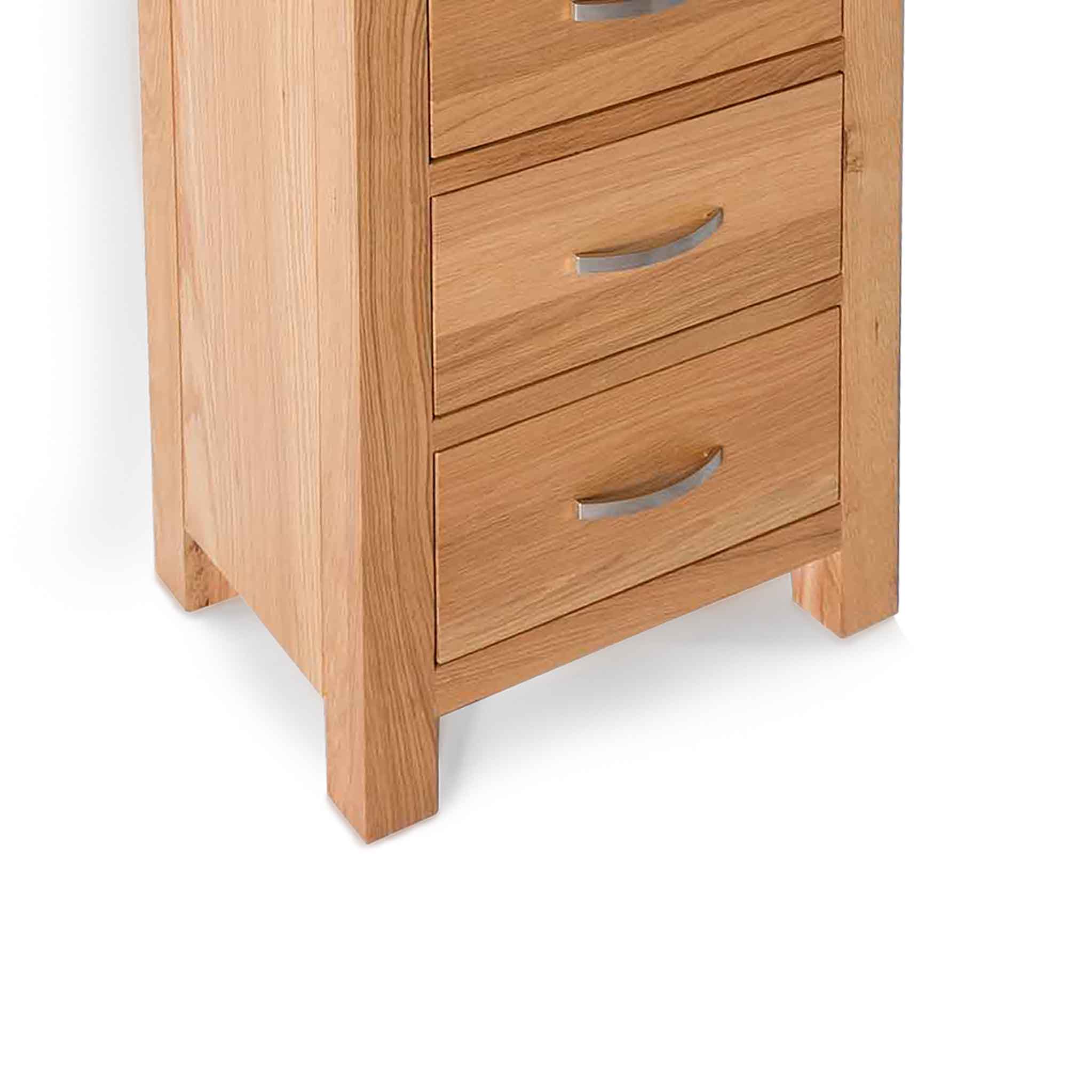 London Oak 5 Drawer Tallboy Chest - Image 19