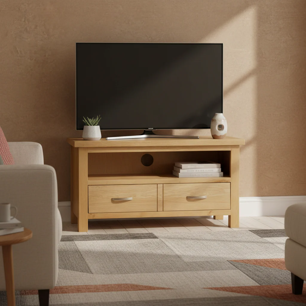 London Oak 90cm TV Stand - Image 7