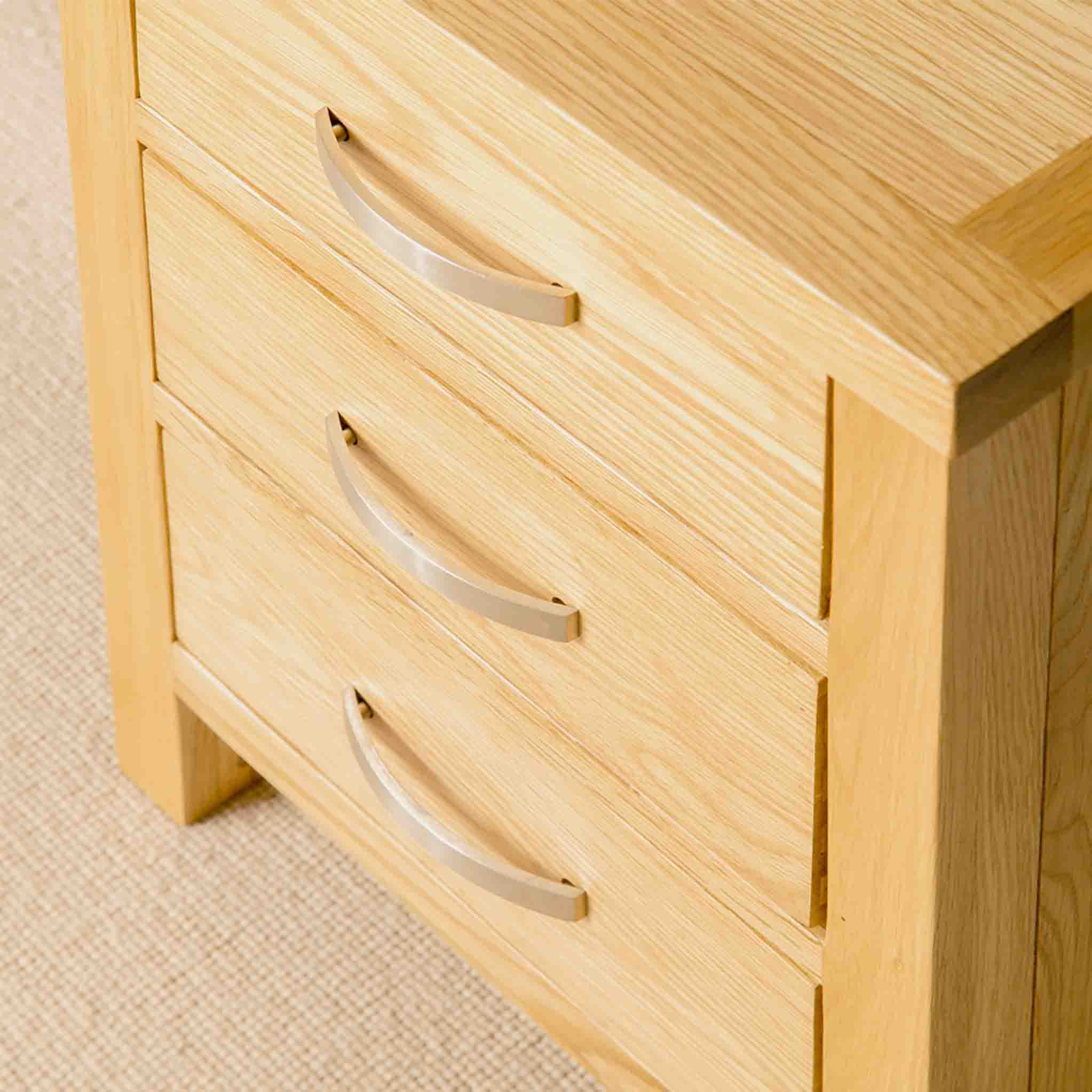 London Oak Bedside Table - Image 8