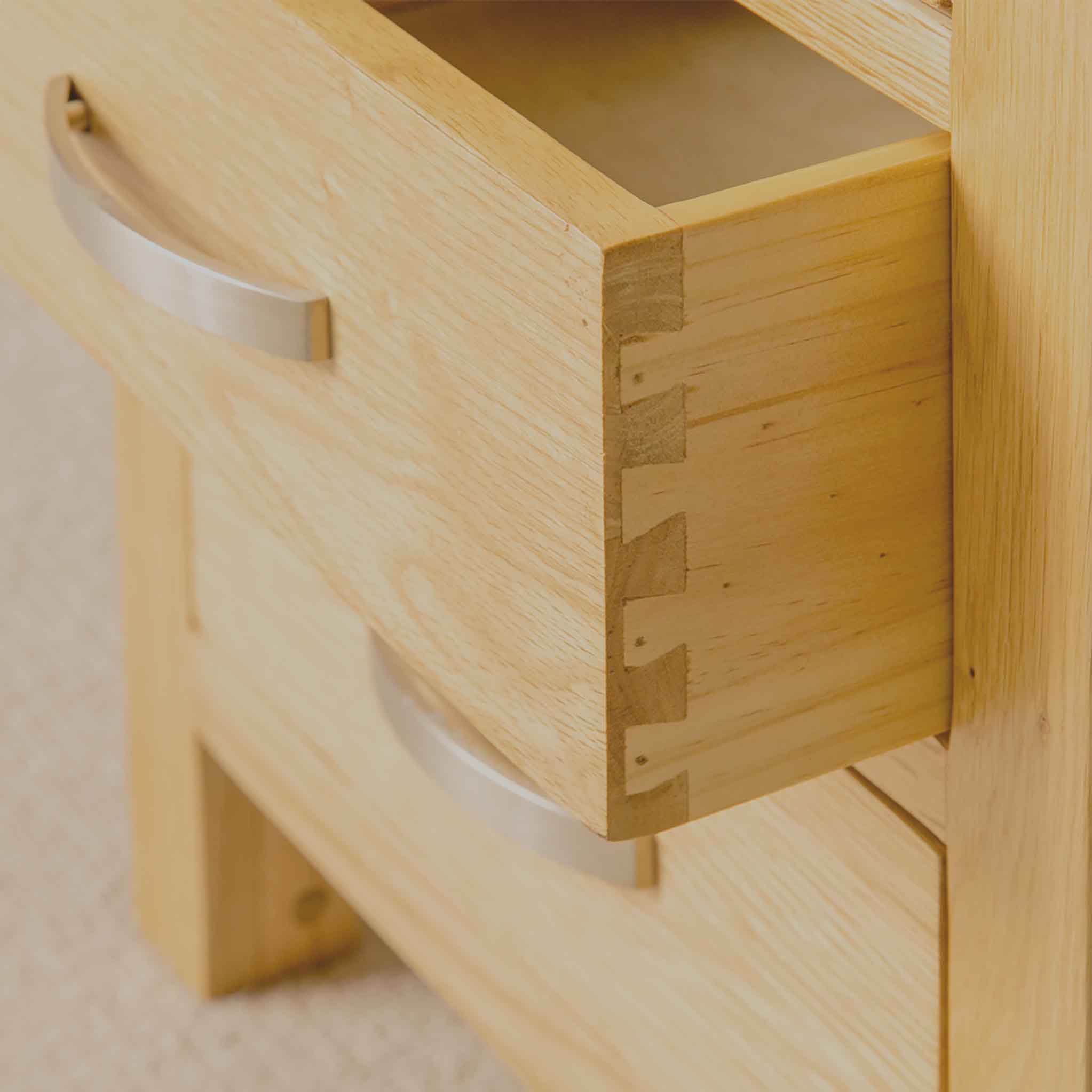 London Oak Bedside Table - Image 9