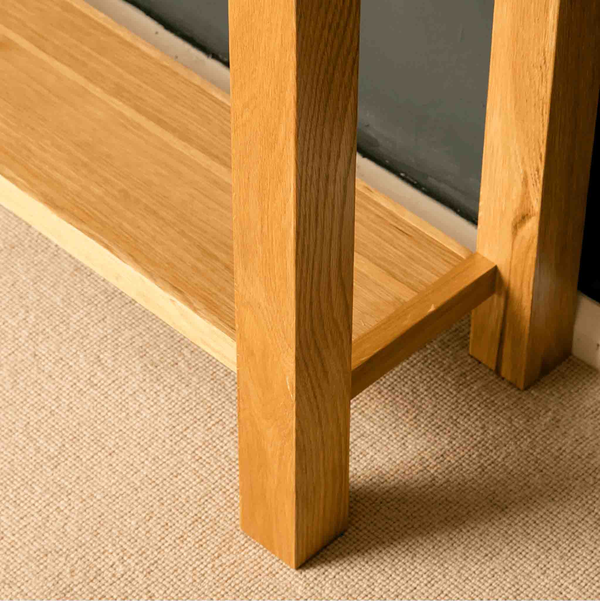 London Oak Console Table - Image 7