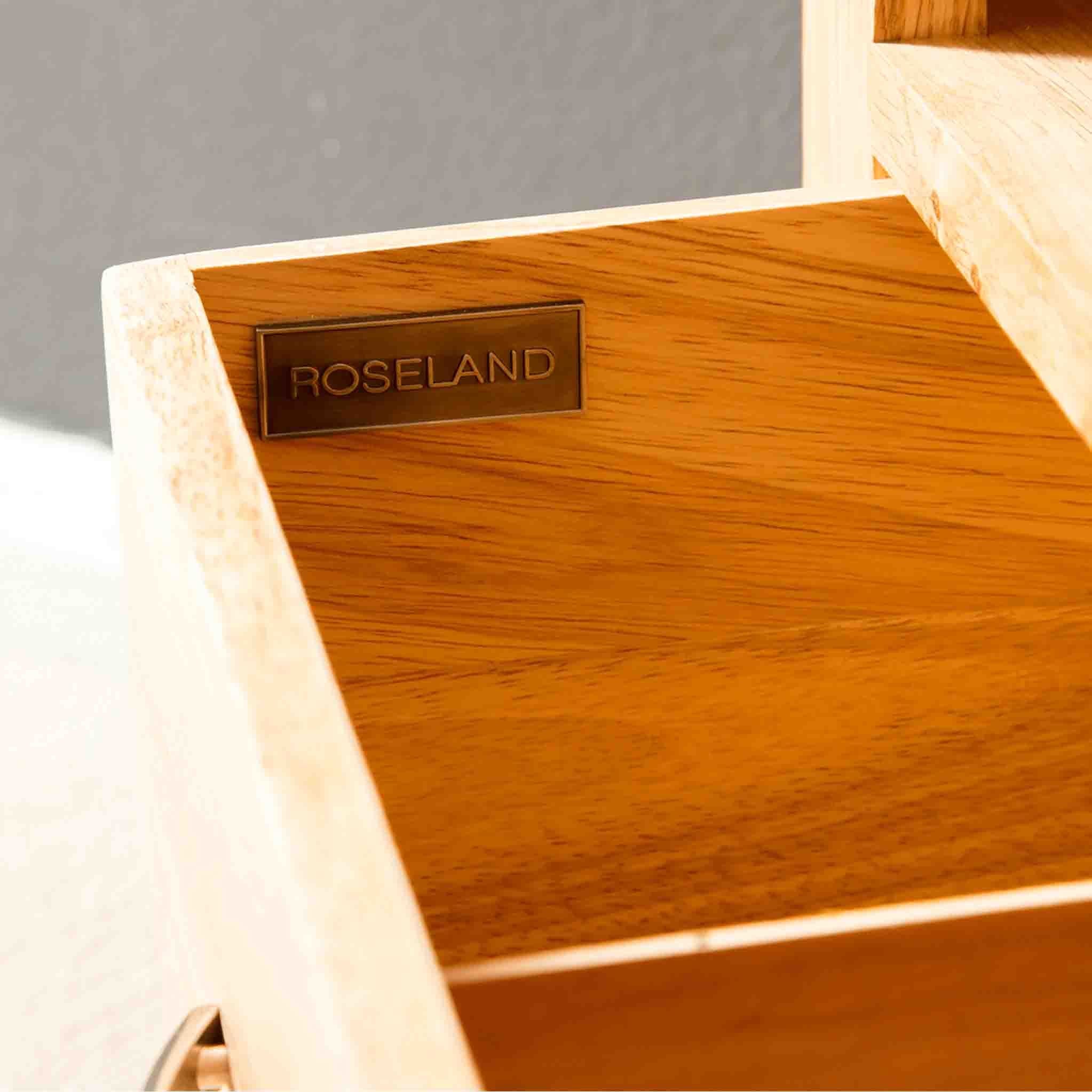 London Oak Corner TV Stand - Image 6
